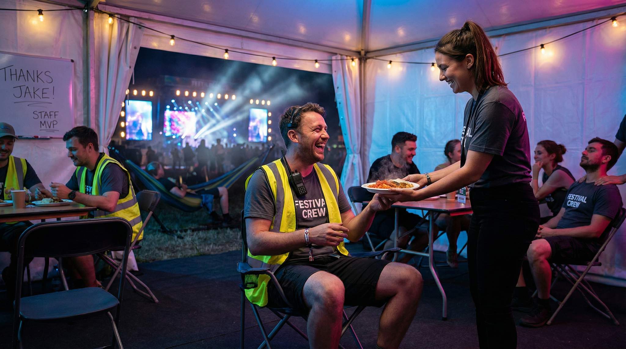 Sustaining Festival Staff and Crew: Meals, Breaks, and Morale