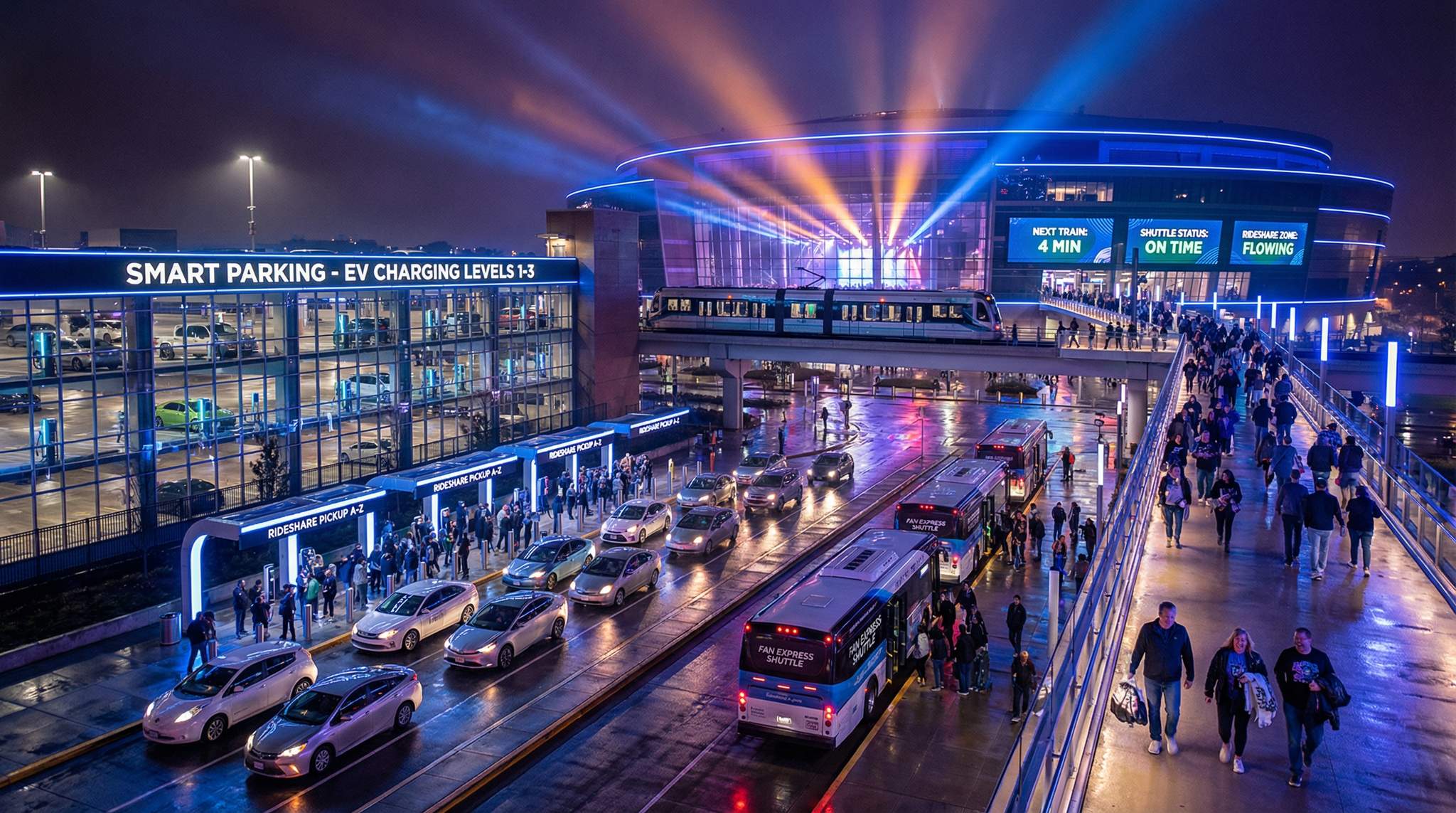 The Last Mile Matters: Smoothing Venue Transportation & Parking for 2026 Crowds