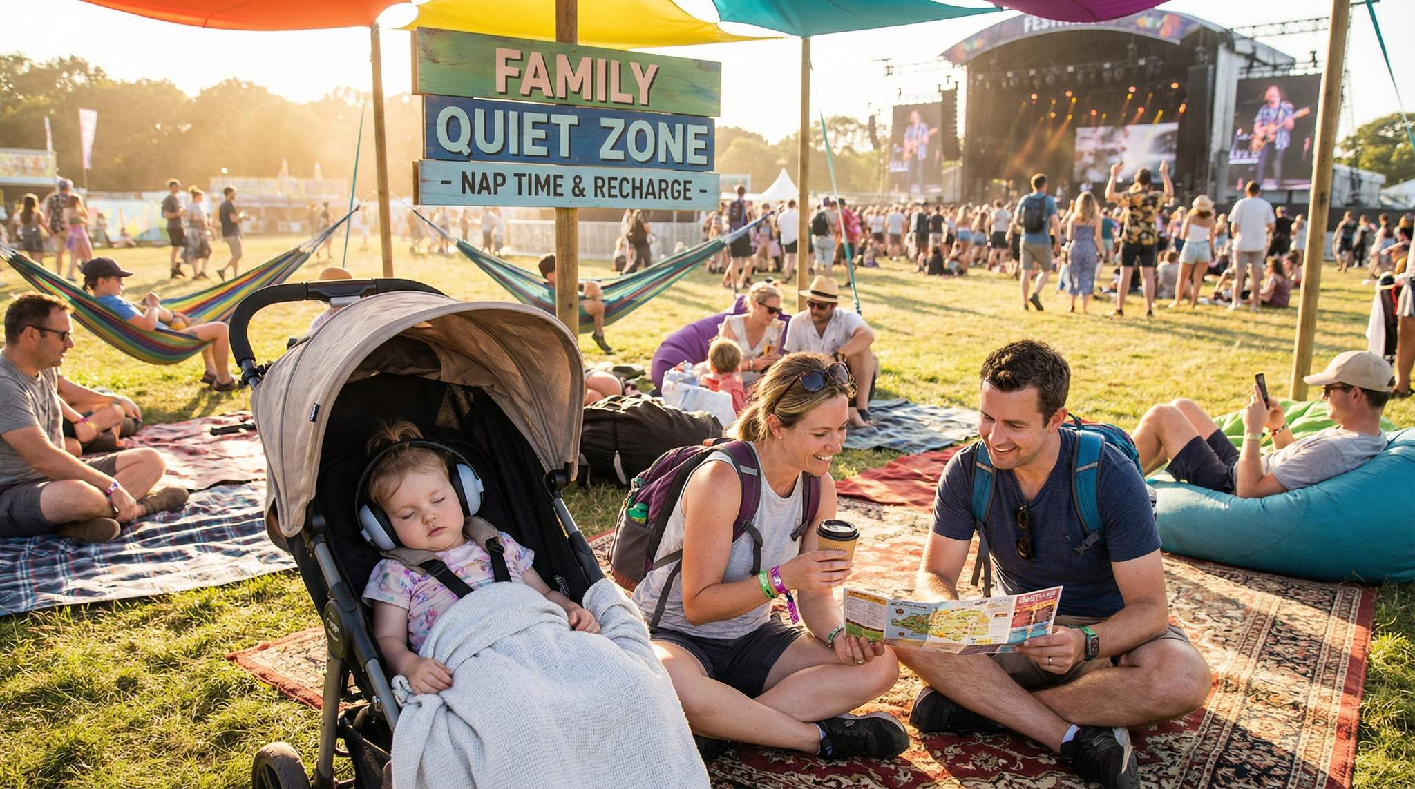 The Nap-Friendly Grid: Scheduling Festival Days Around Family Routines