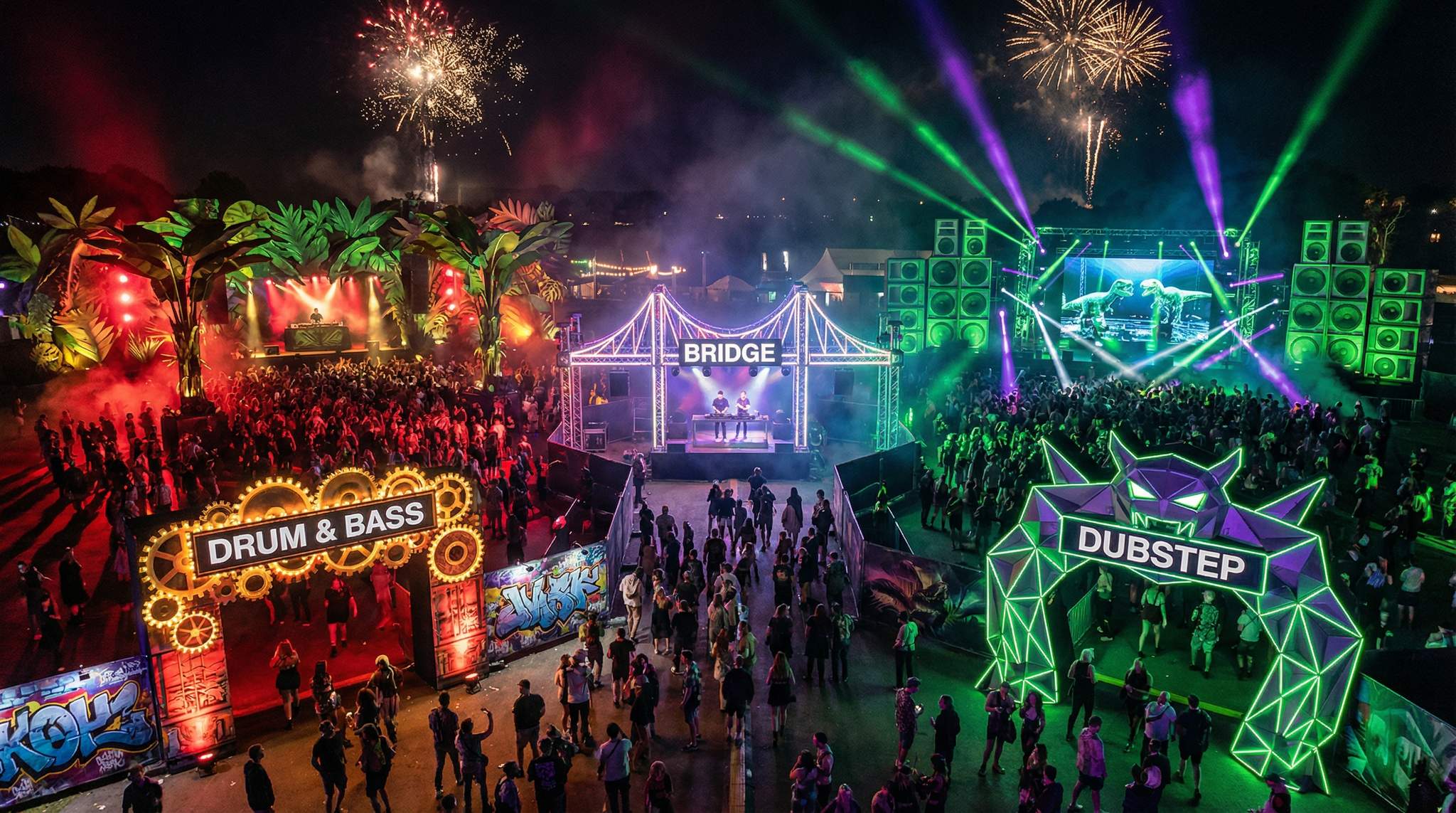 The Two-Festival Strategy: DnB x Dubstep Districts