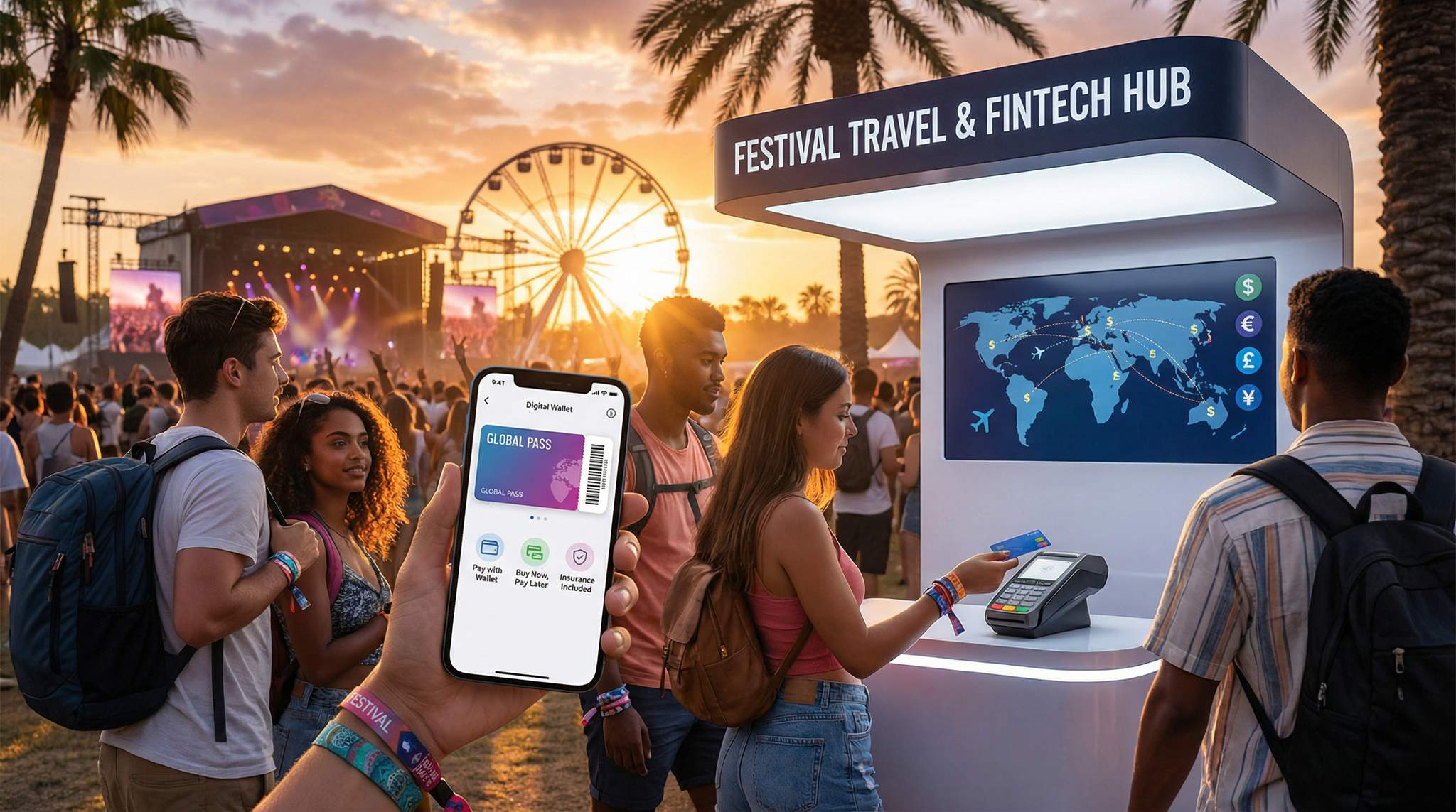 Travel Tech & Fintech Integrations for Destination Festivals: Wallets, BNPL & Insurance to Boost Cross-Border Sales