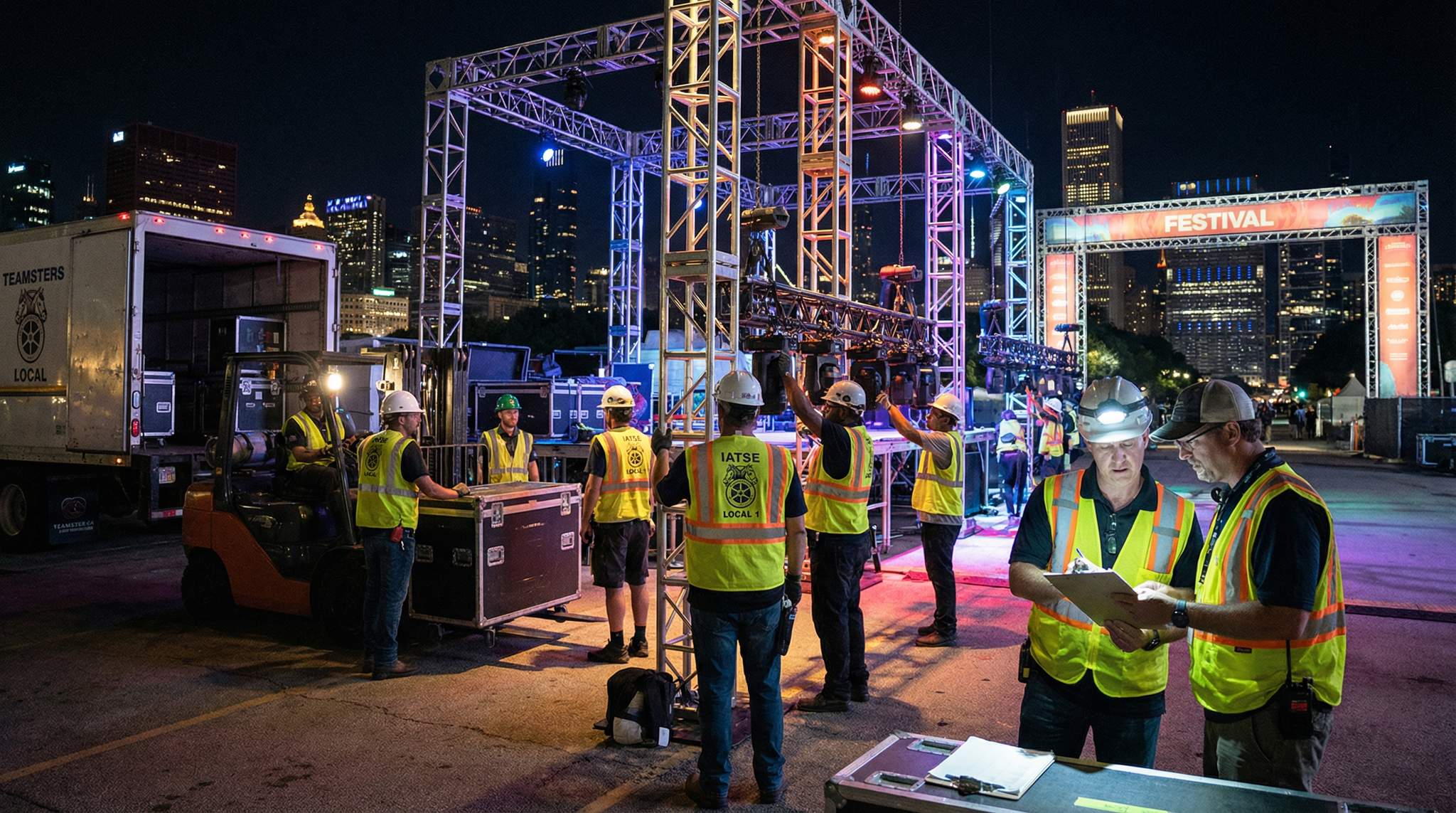 Navigate union labor, prevailing wage, and work rules to keep your inner-city festival safe, compliant, on-budget, and your crew motivated for success.

