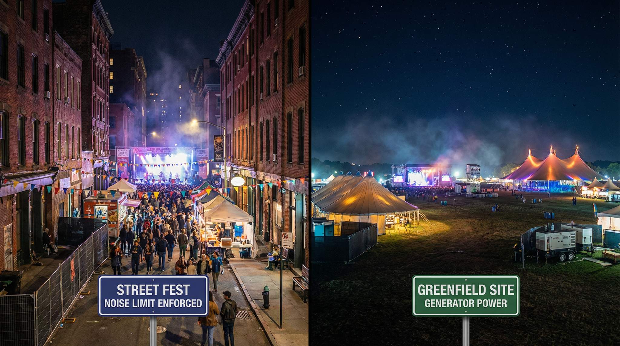 Urban Street Festivals vs. Greenfield Sites: Adapting Festival Operations to Venue Challenges