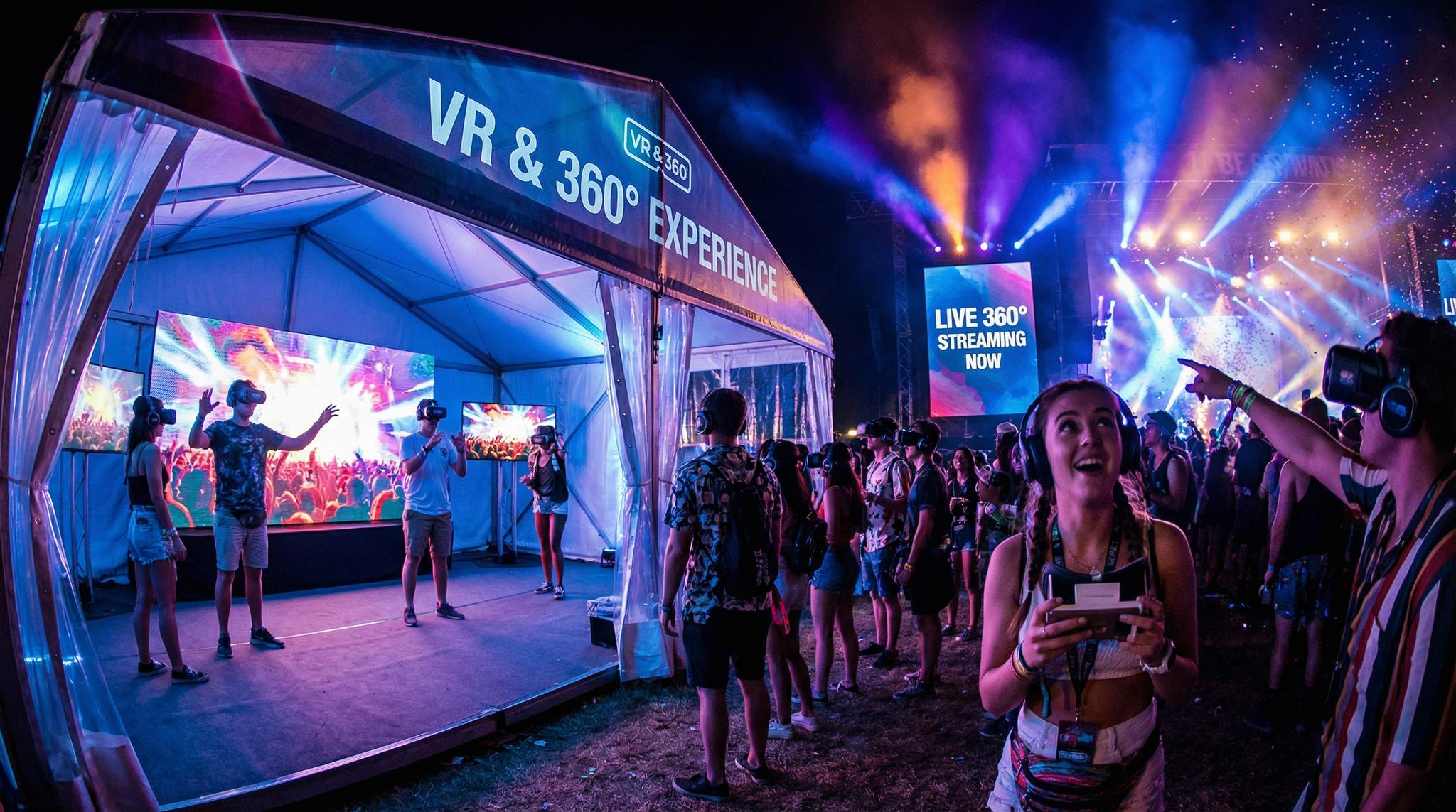 Virtual Reality and 360&deg; Content: The Future of Remote Festival Attendance