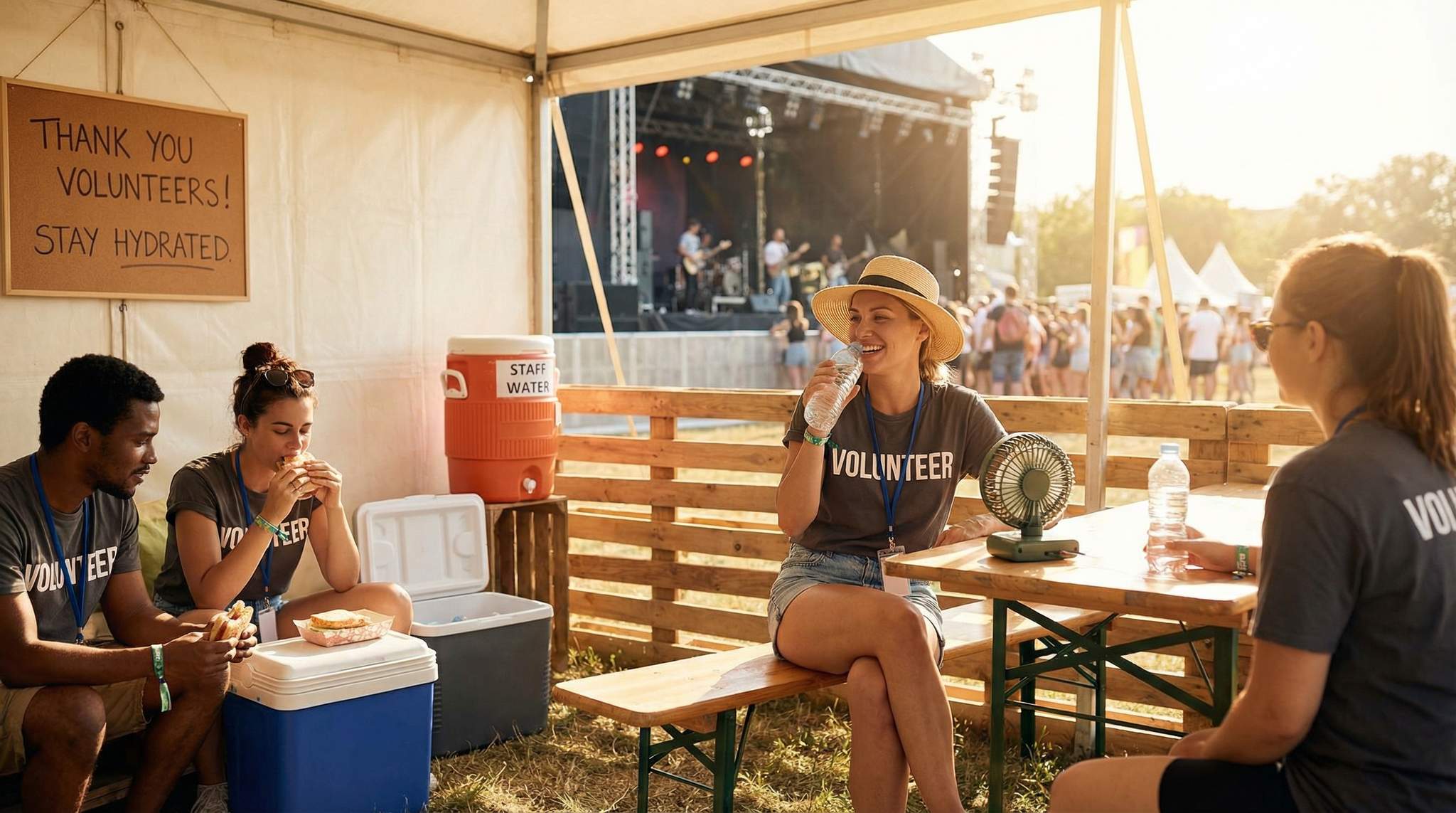 Volunteer Programs for Long Summer Festival Days