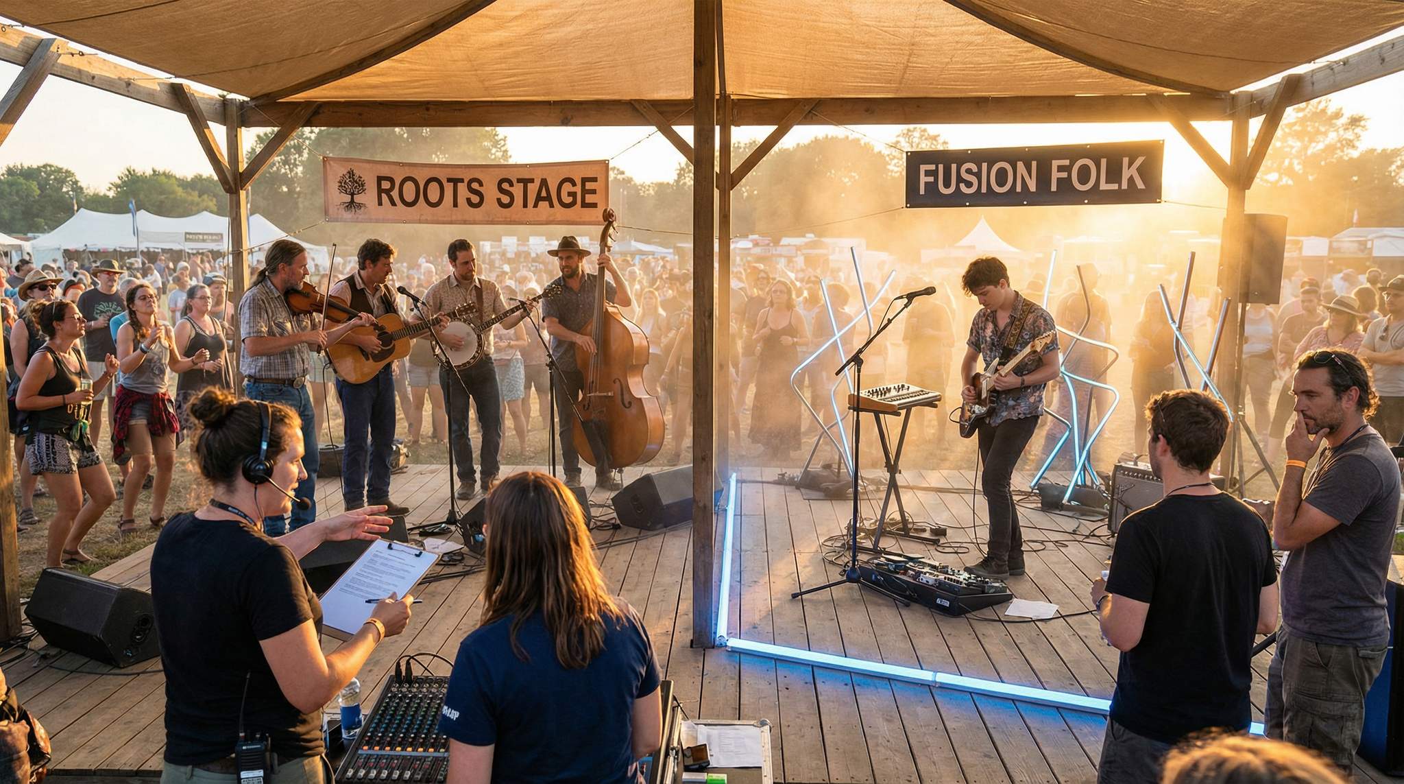 What &lsquo;Folk&rsquo; Means Here: Curatorial Guardrails and Genre Boundaries in Folk Festivals