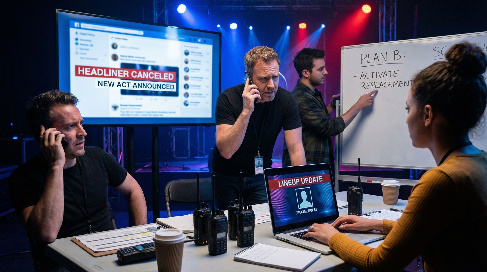 When Your Headliner Cancels: Crisis Marketing Strategies to Save Your Event in 2026