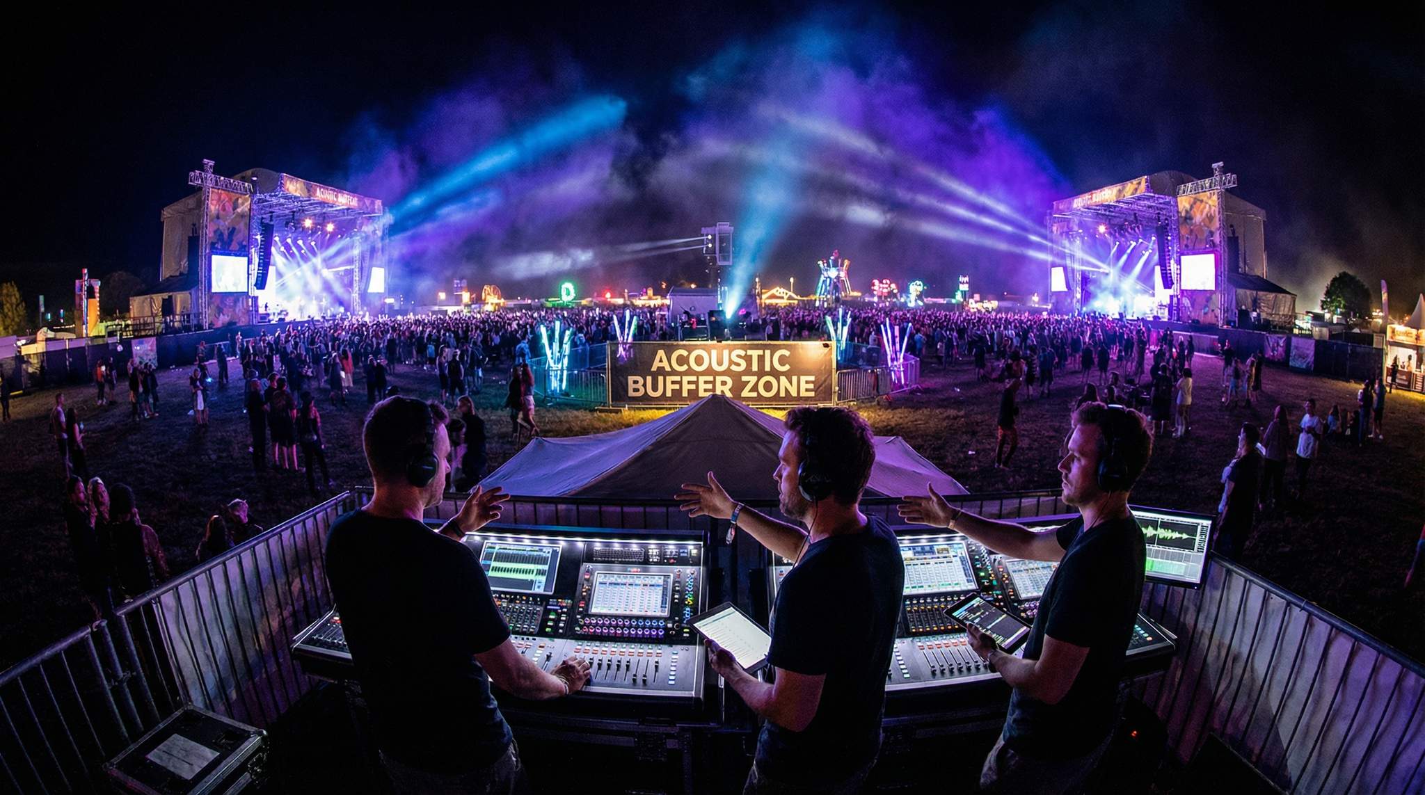 Winning the Bleed: Multi-Stage Sound Separation at Festivals