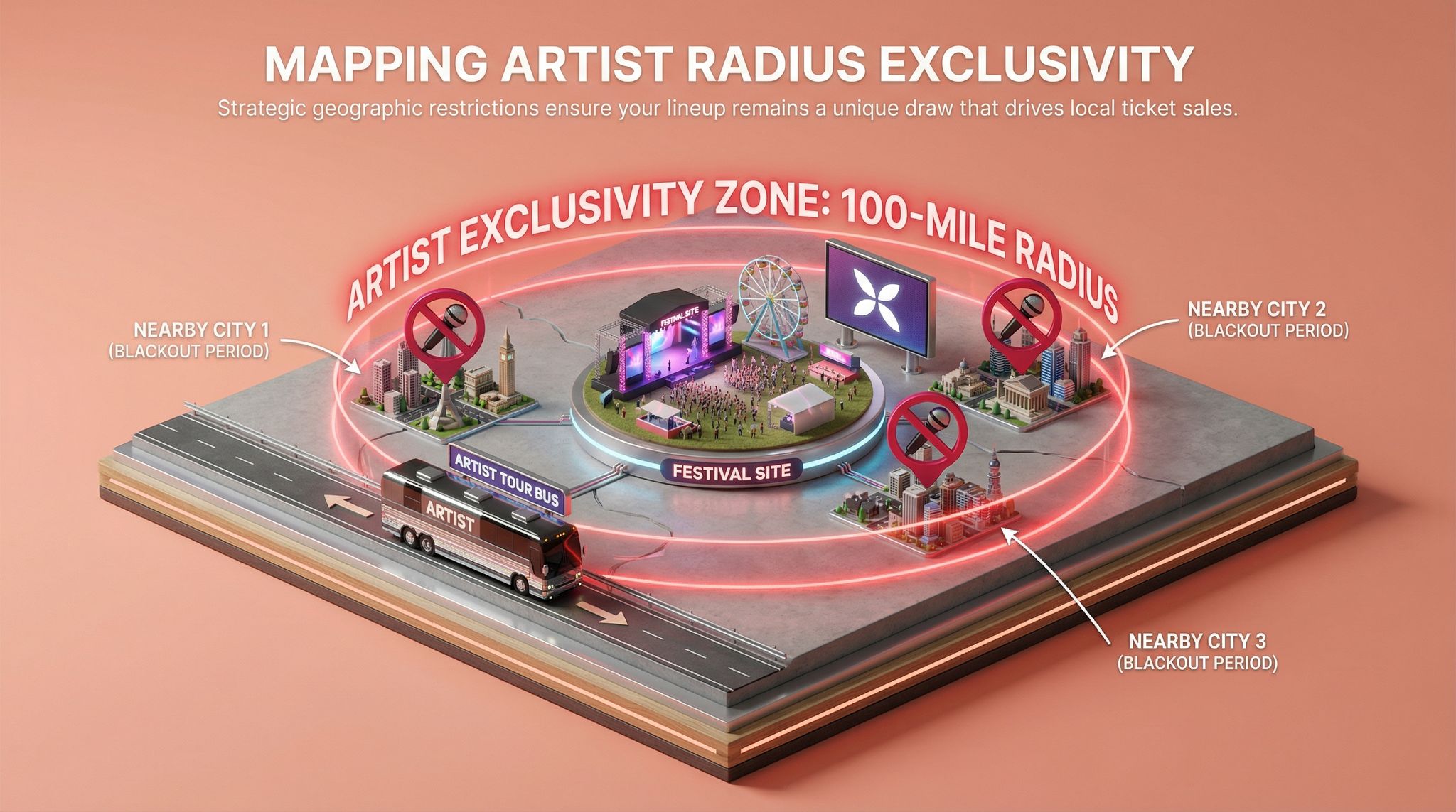 Mapping Artist Radius Exclusivity