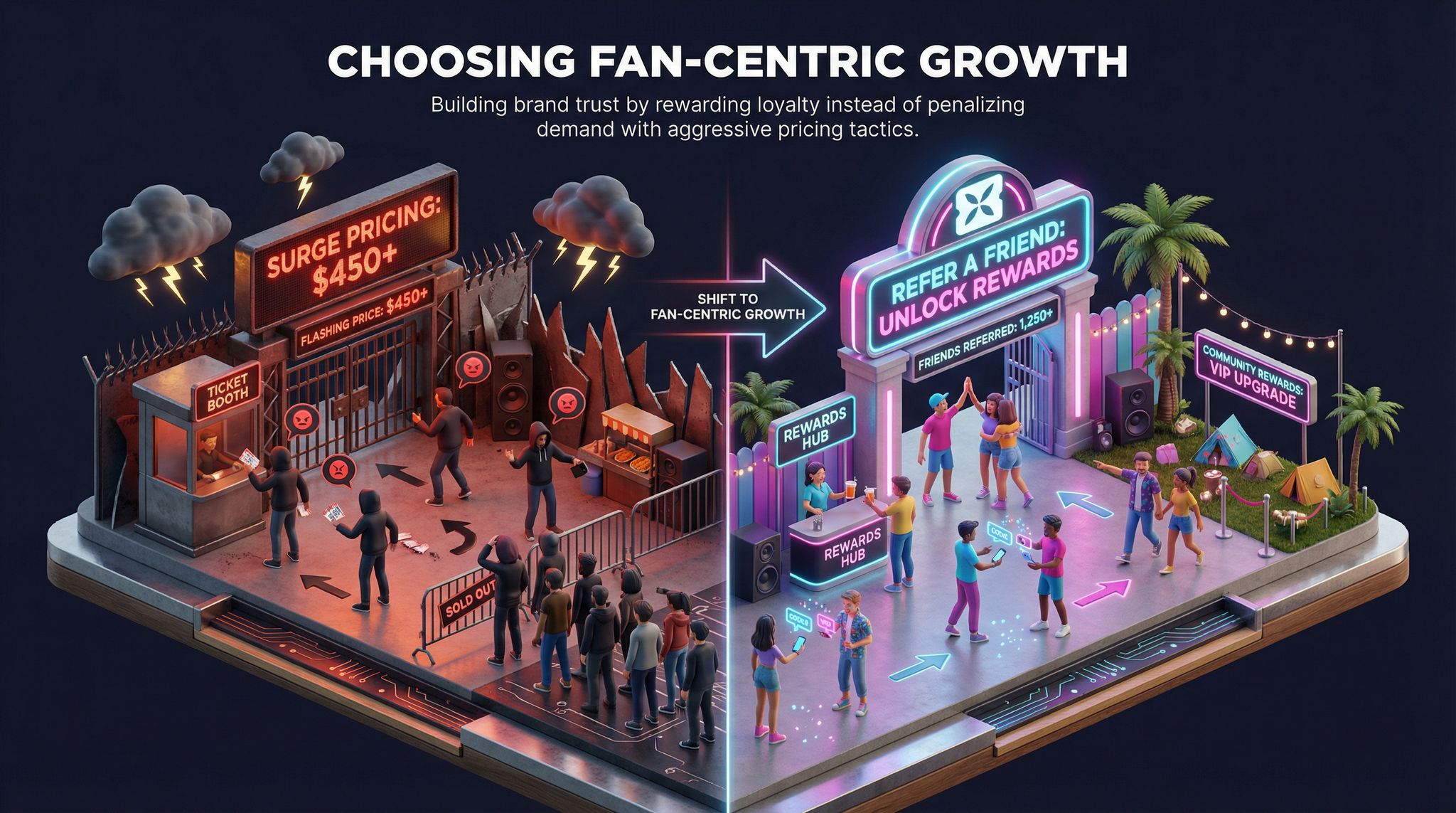 Choosing Fan-Centric Growth
