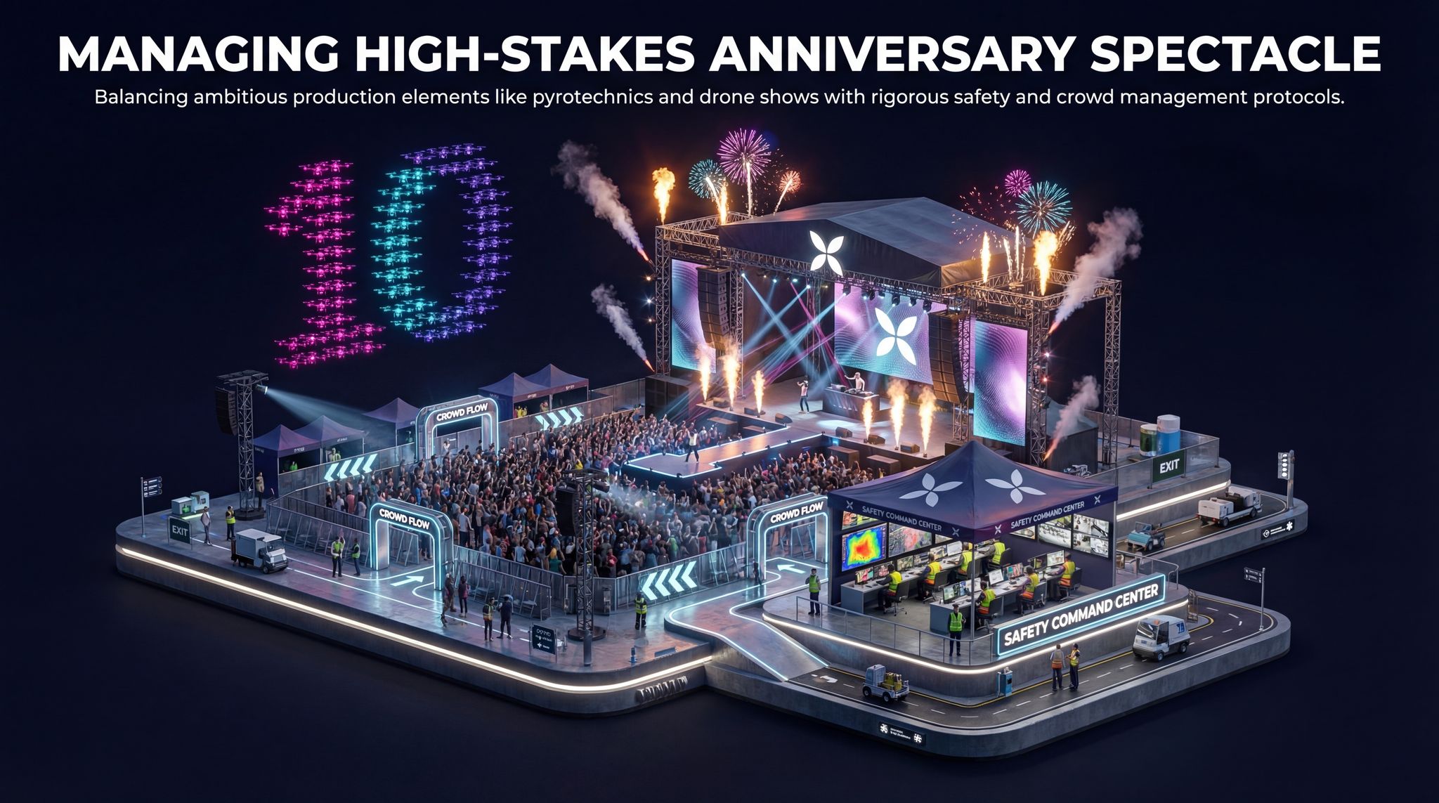 Managing High-Stakes Anniversary Spectacle