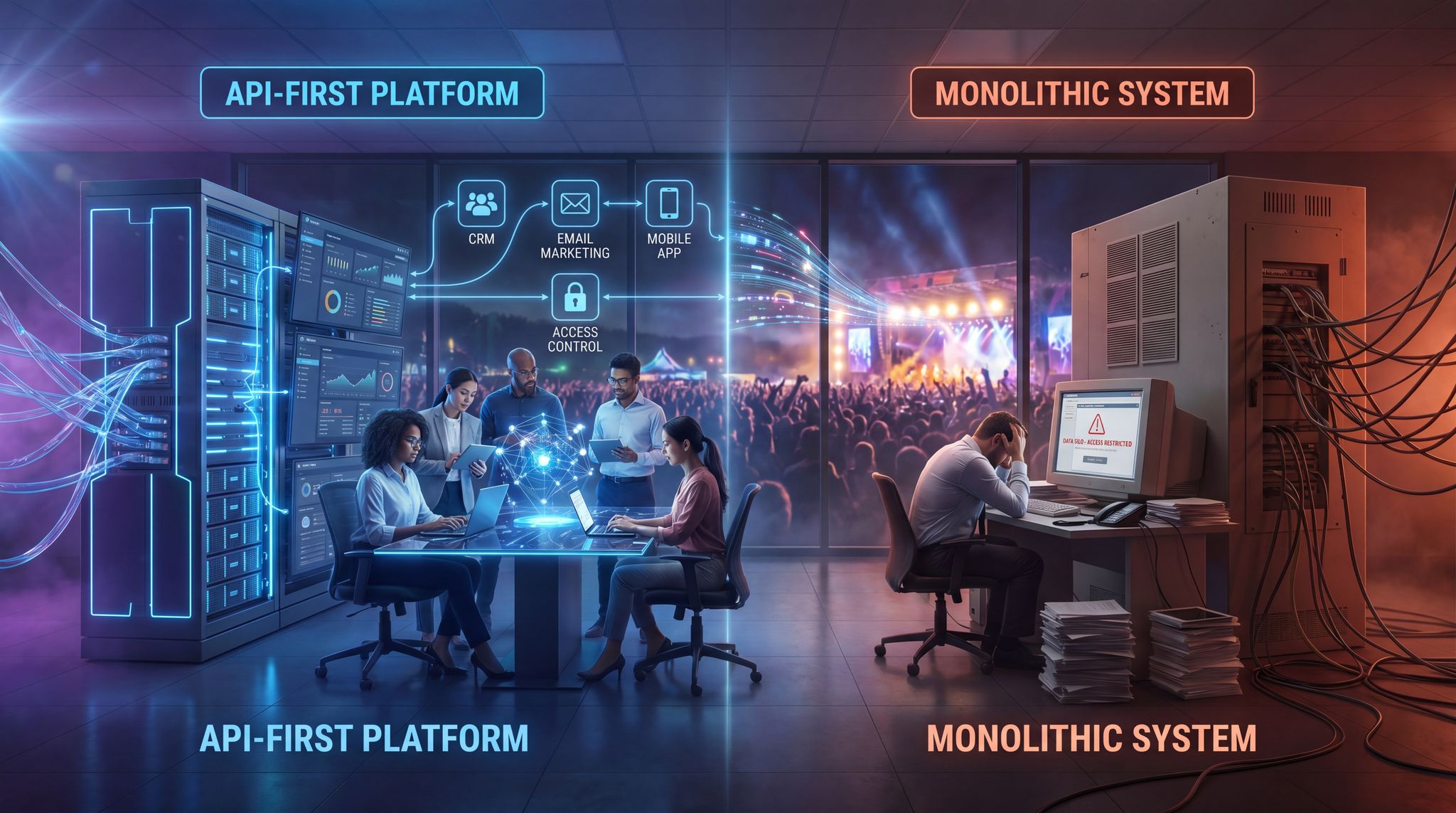 API-First vs Monolithic Ticketing in 2026: How Architecture Affects Your Event Tech Stack