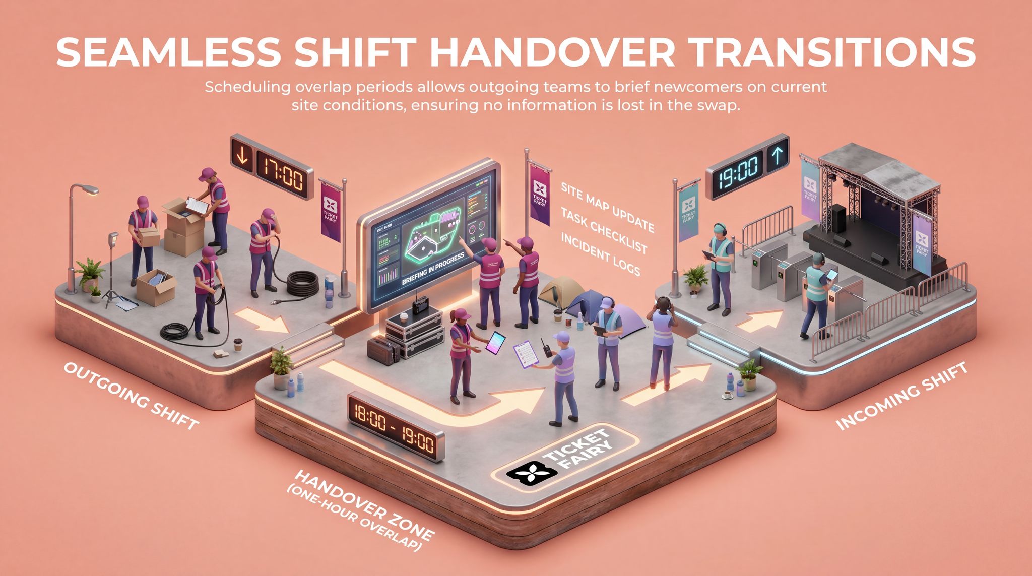 Seamless Shift Handover Transitions