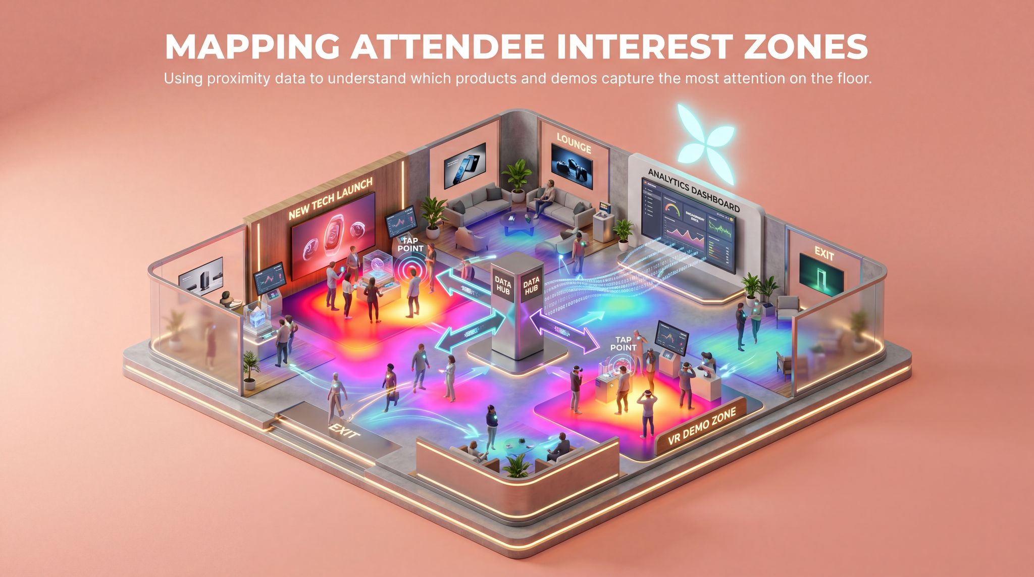 Mapping Attendee Interest Zones