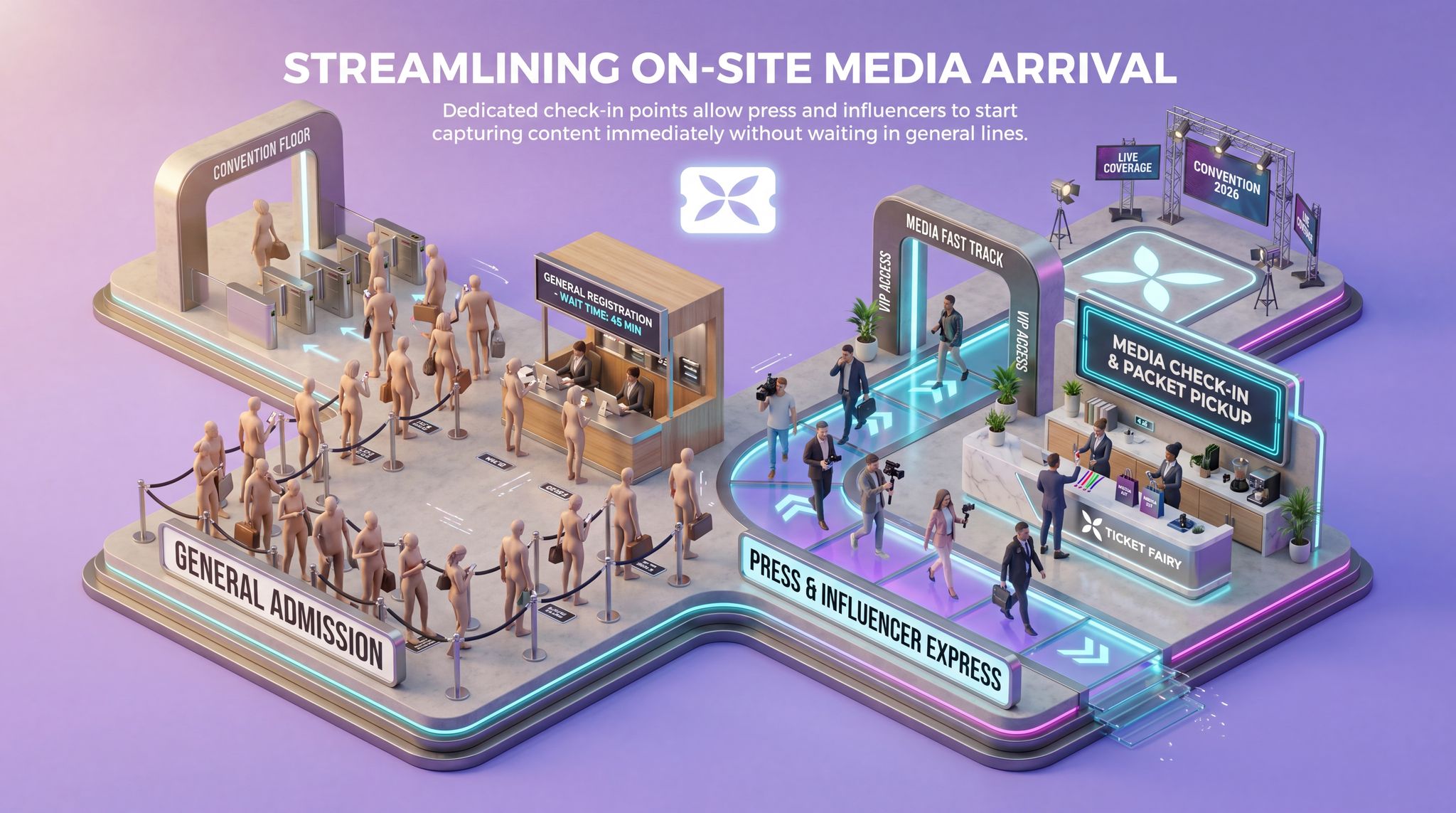 Streamlining On-Site Media Arrival