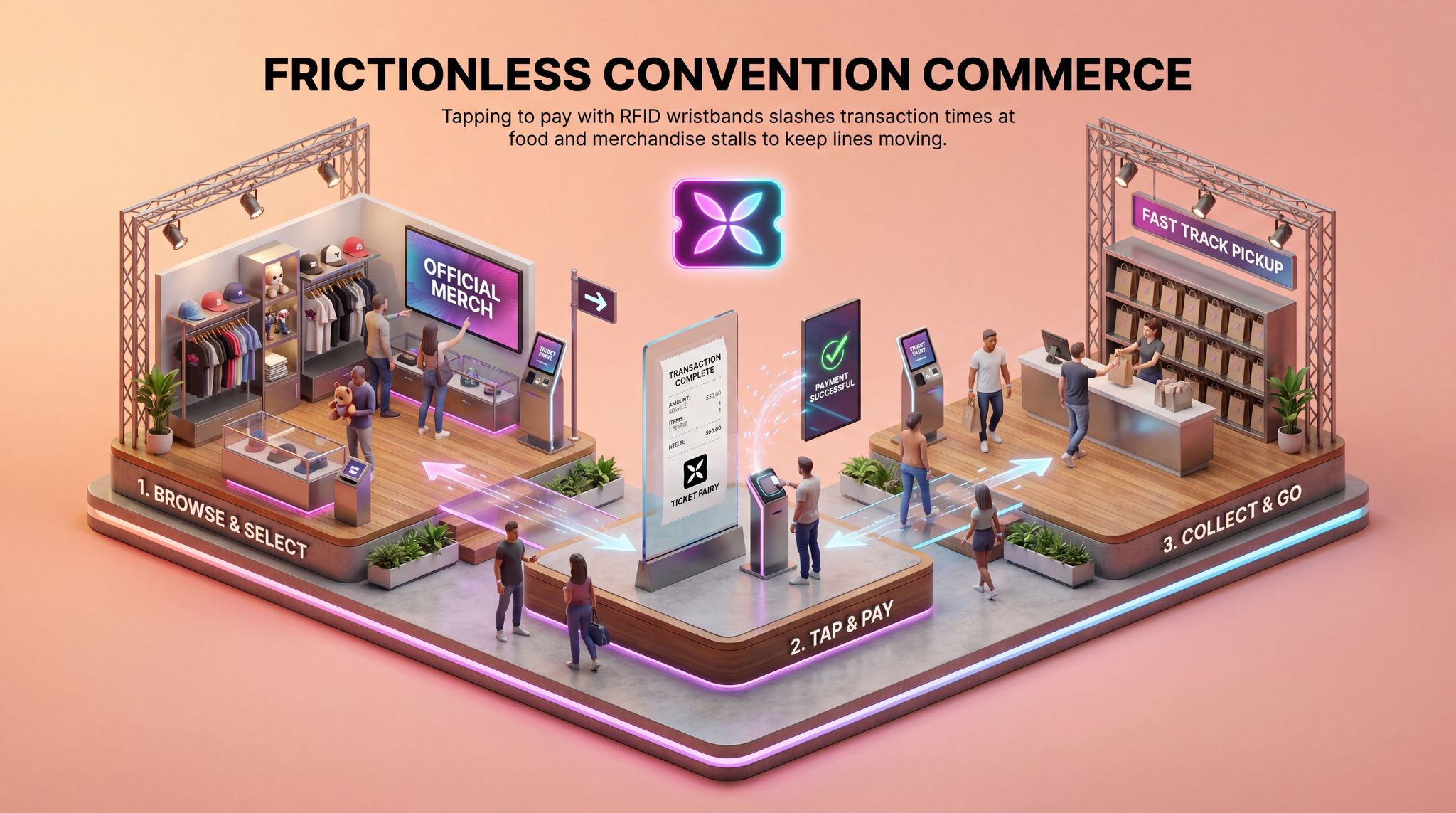 Frictionless Convention Commerce