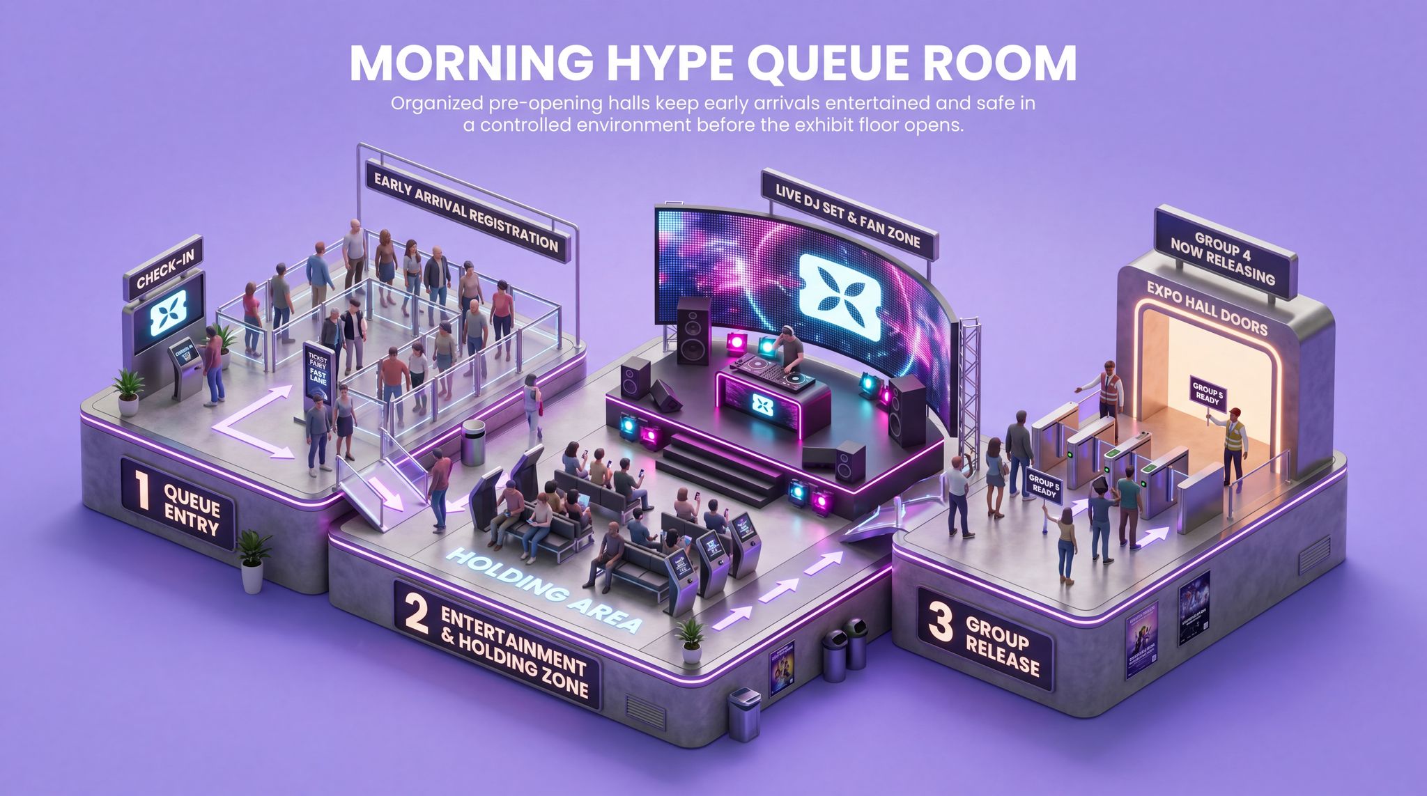 Morning Hype Queue Room