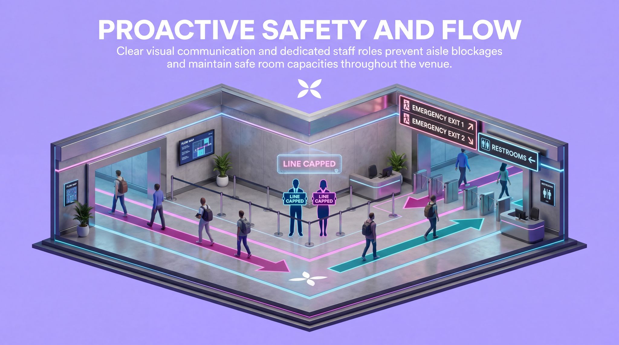 Proactive Safety and Flow