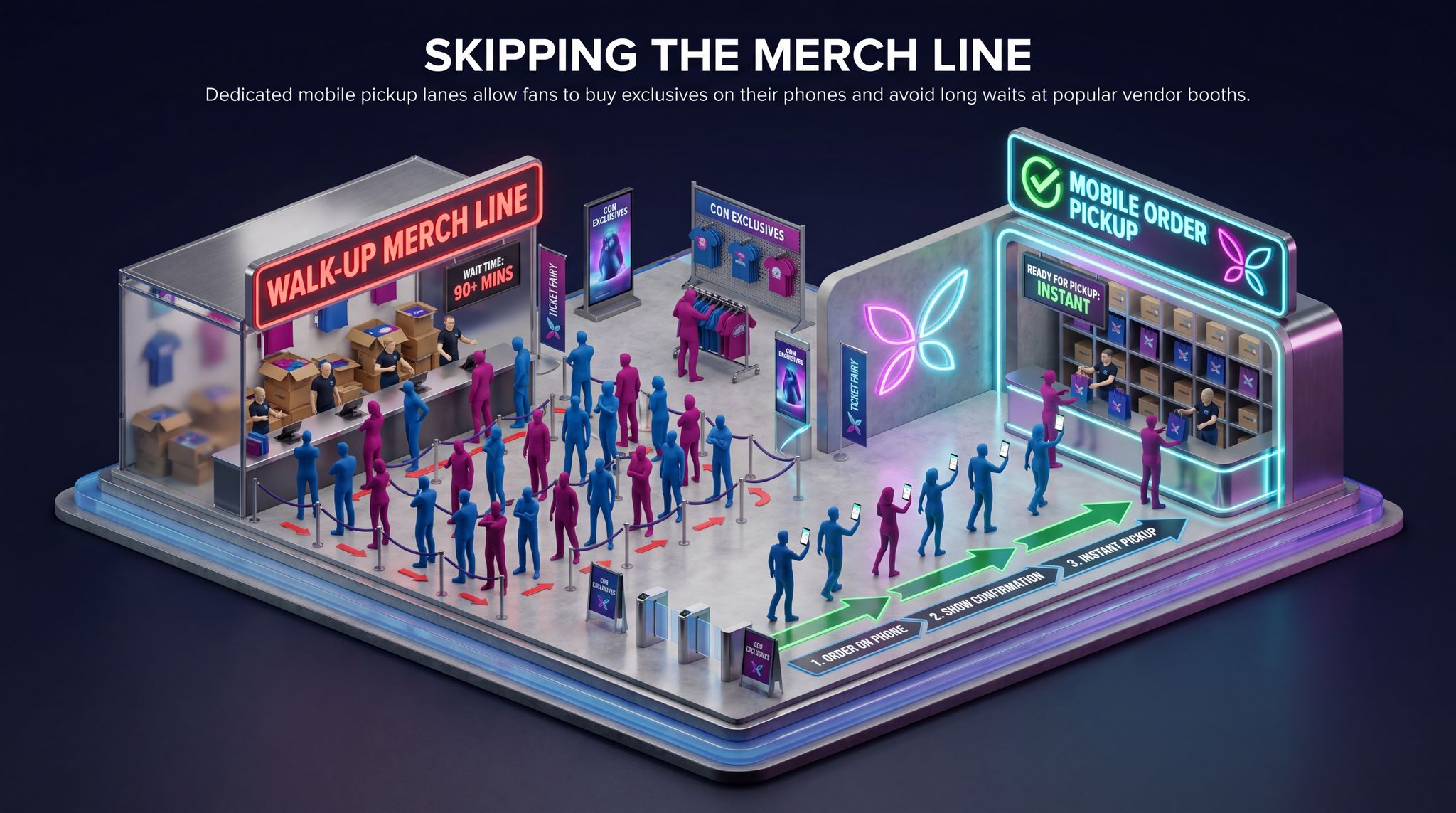 Skipping the Merch Line