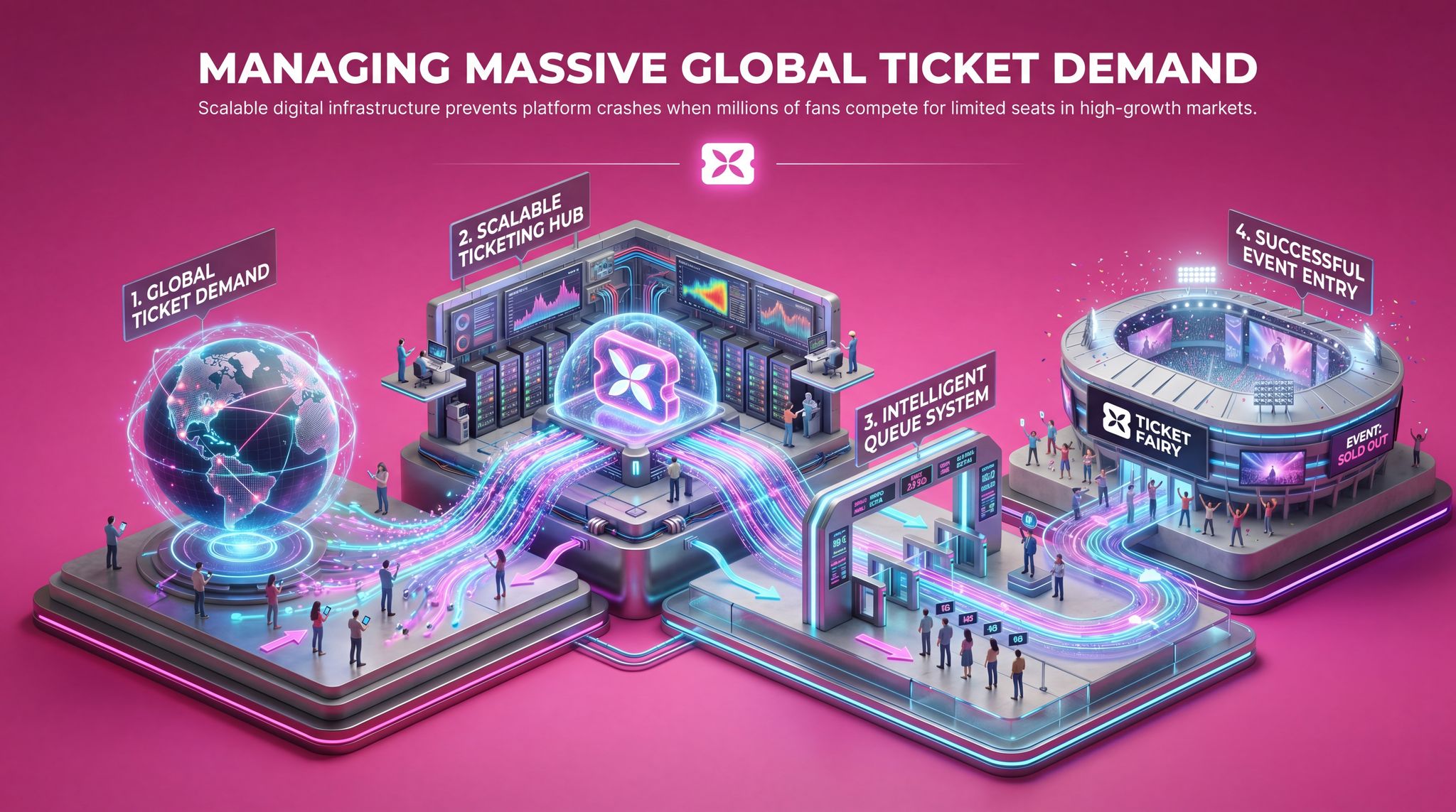 Managing Massive Global Ticket Demand