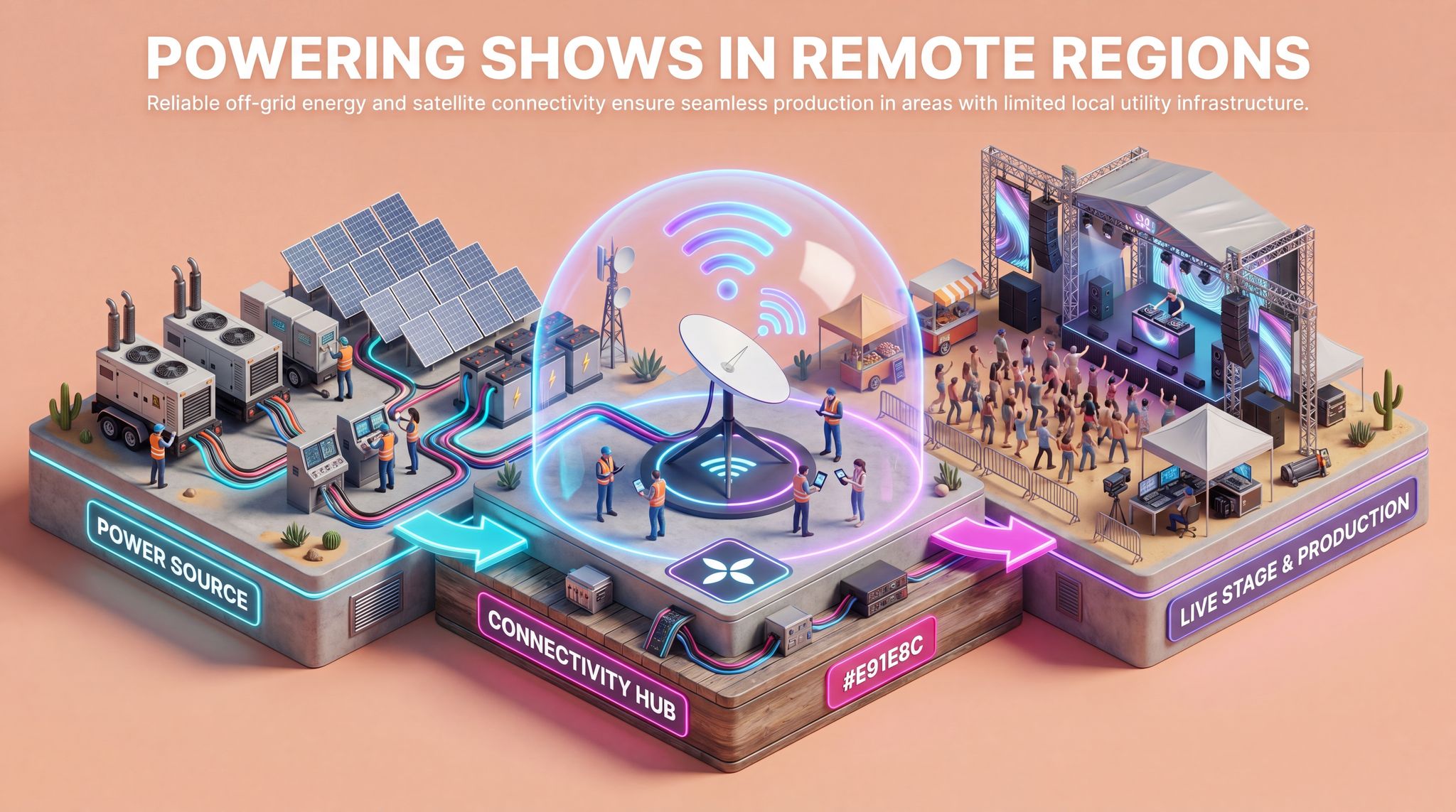 Powering Shows in Remote Regions