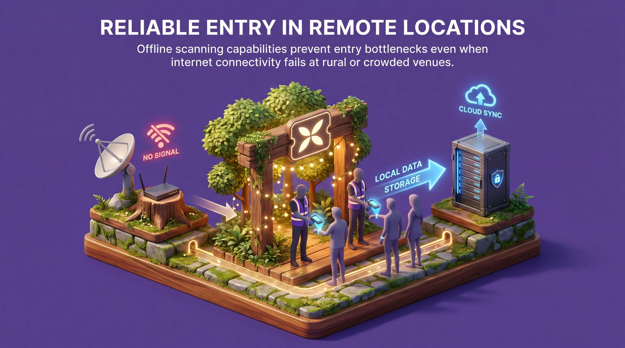 Reliable Entry in Remote Locations