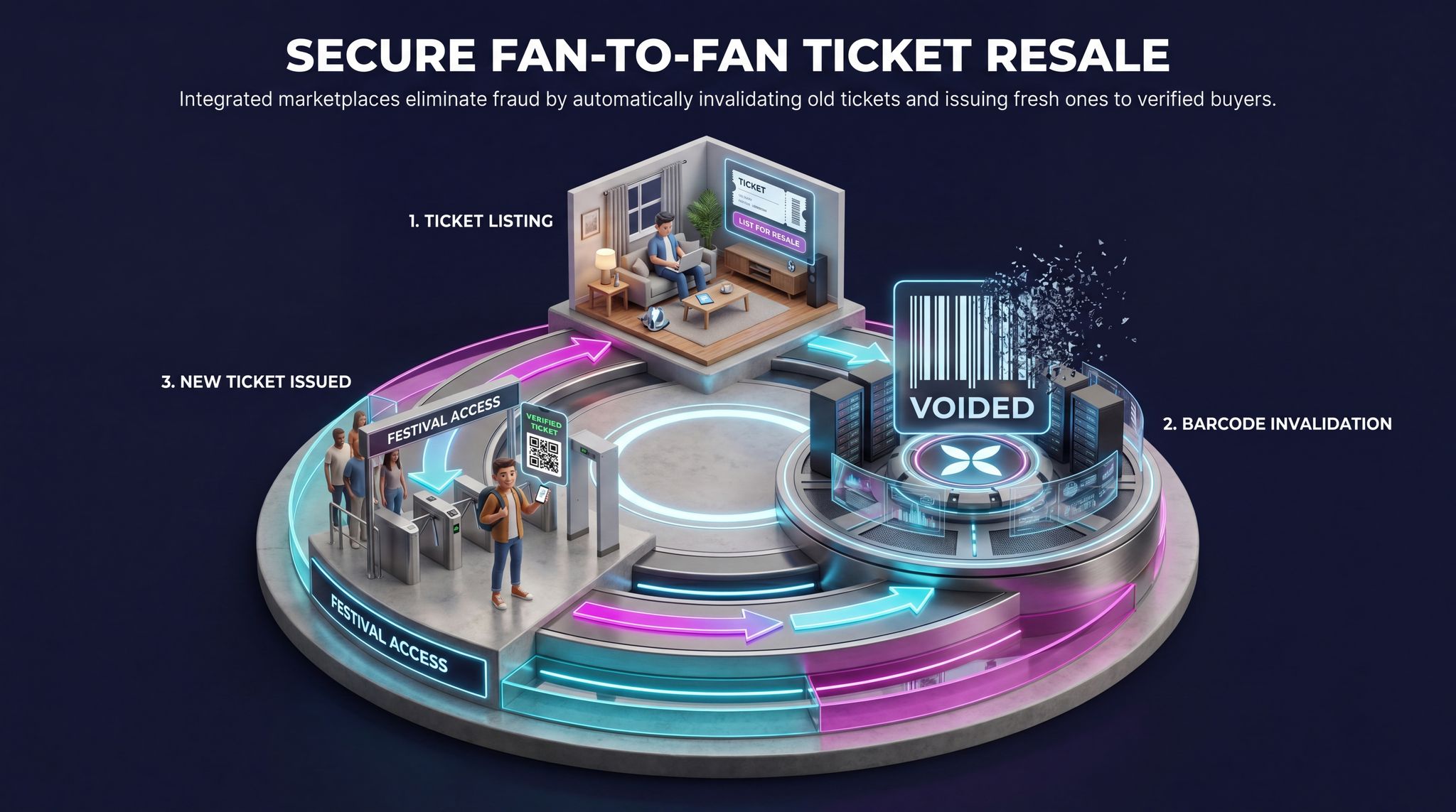 Secure Fan-to-Fan Ticket Resale