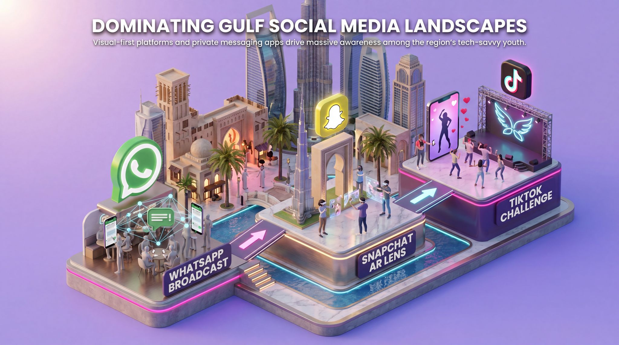 Dominating Gulf Social Media Landscapes