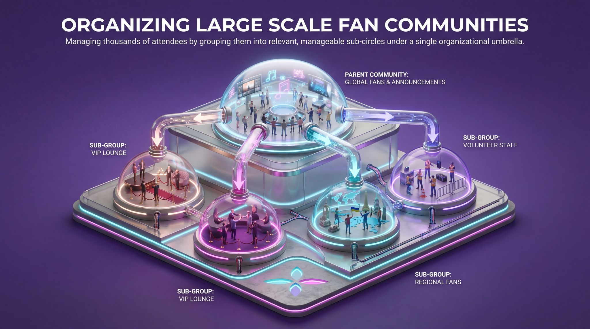Organizing Large Scale Fan Communities
