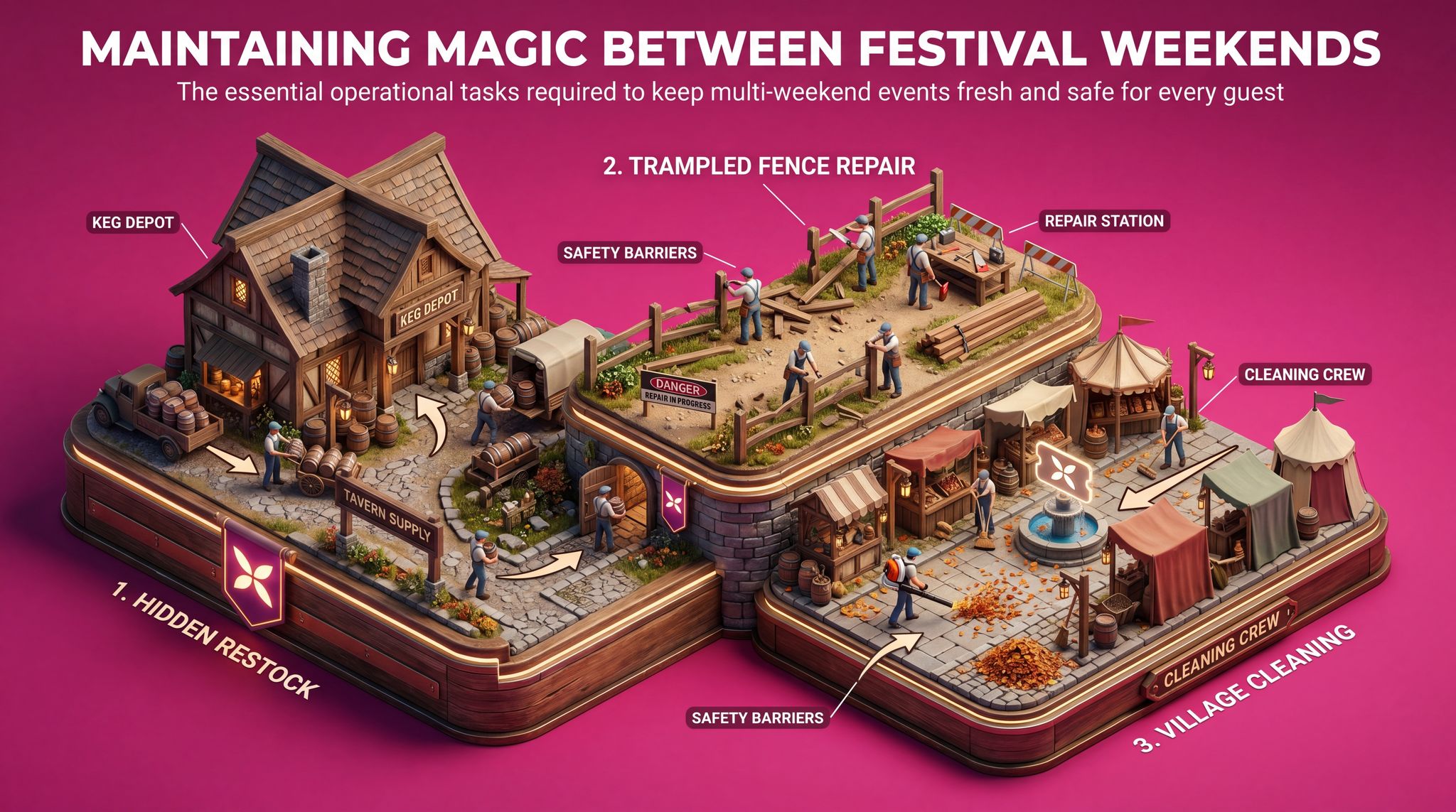Maintaining Magic Between Festival Weekends