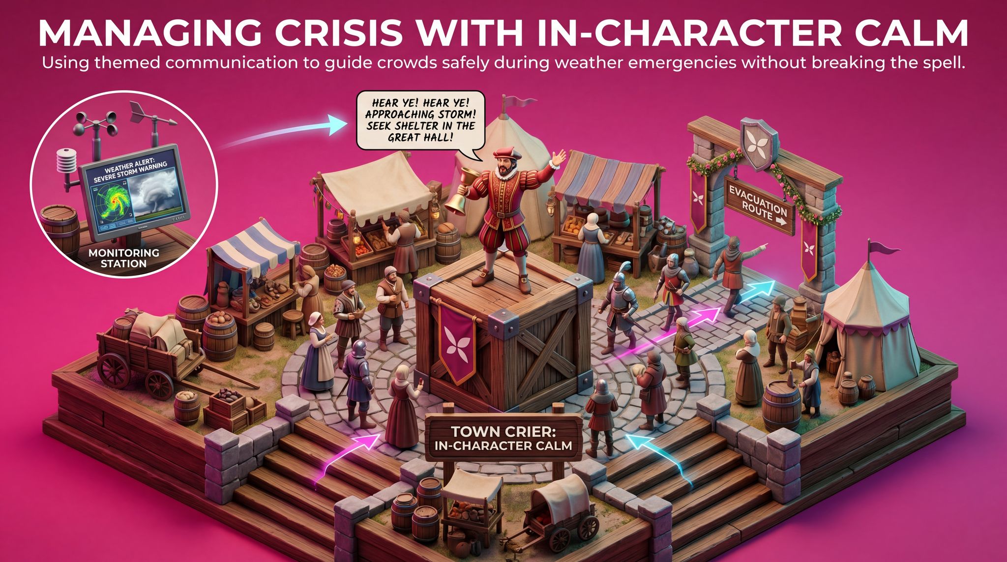 Managing Crisis with In-Character Calm