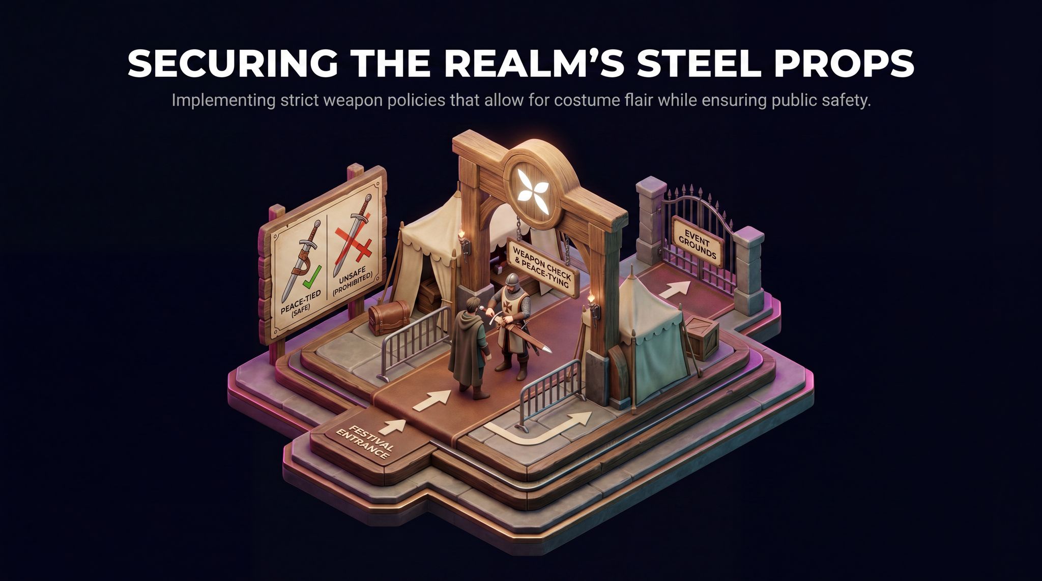 Securing the Realm's Steel Props