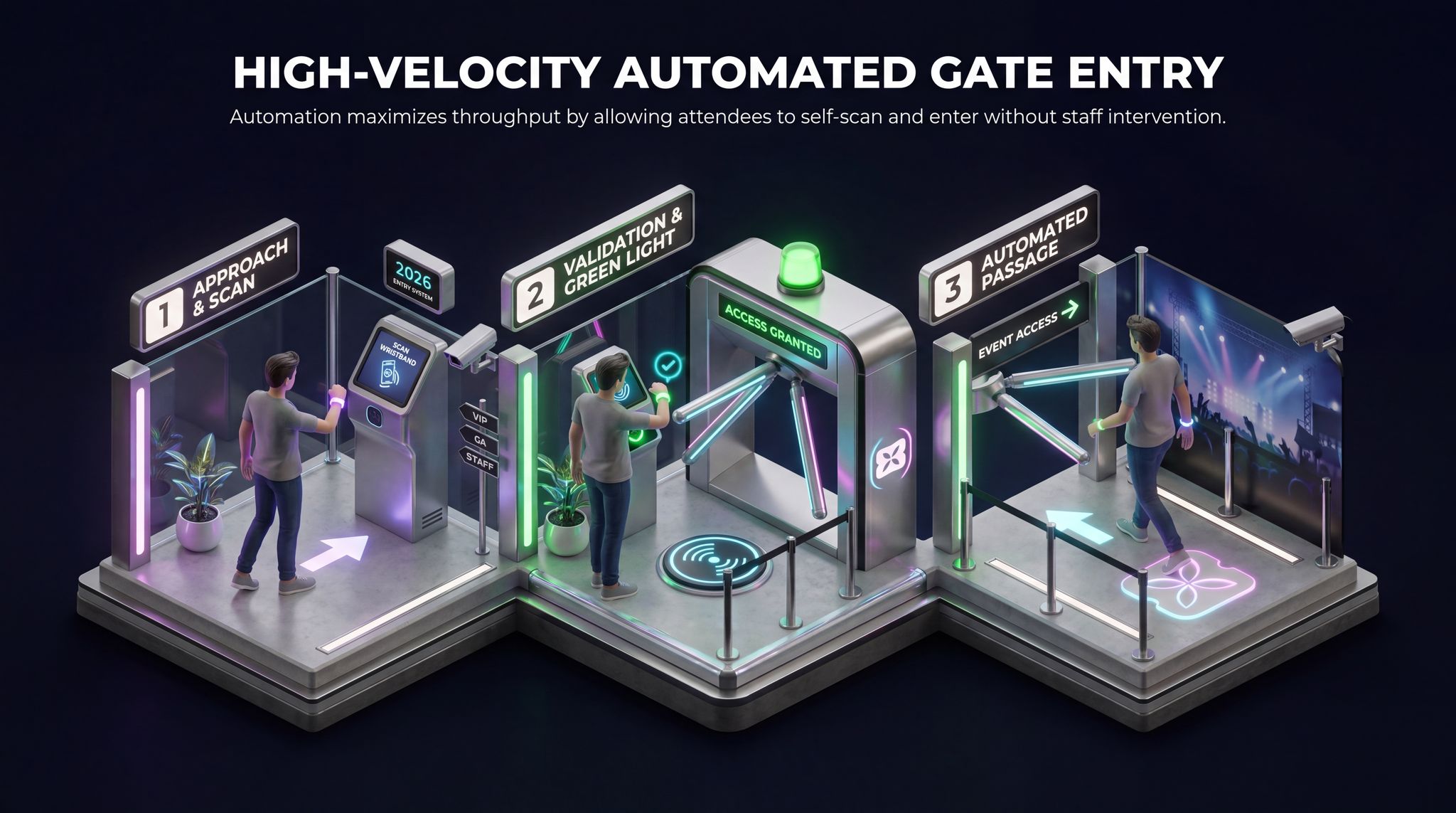 High-Velocity Automated Gate Entry