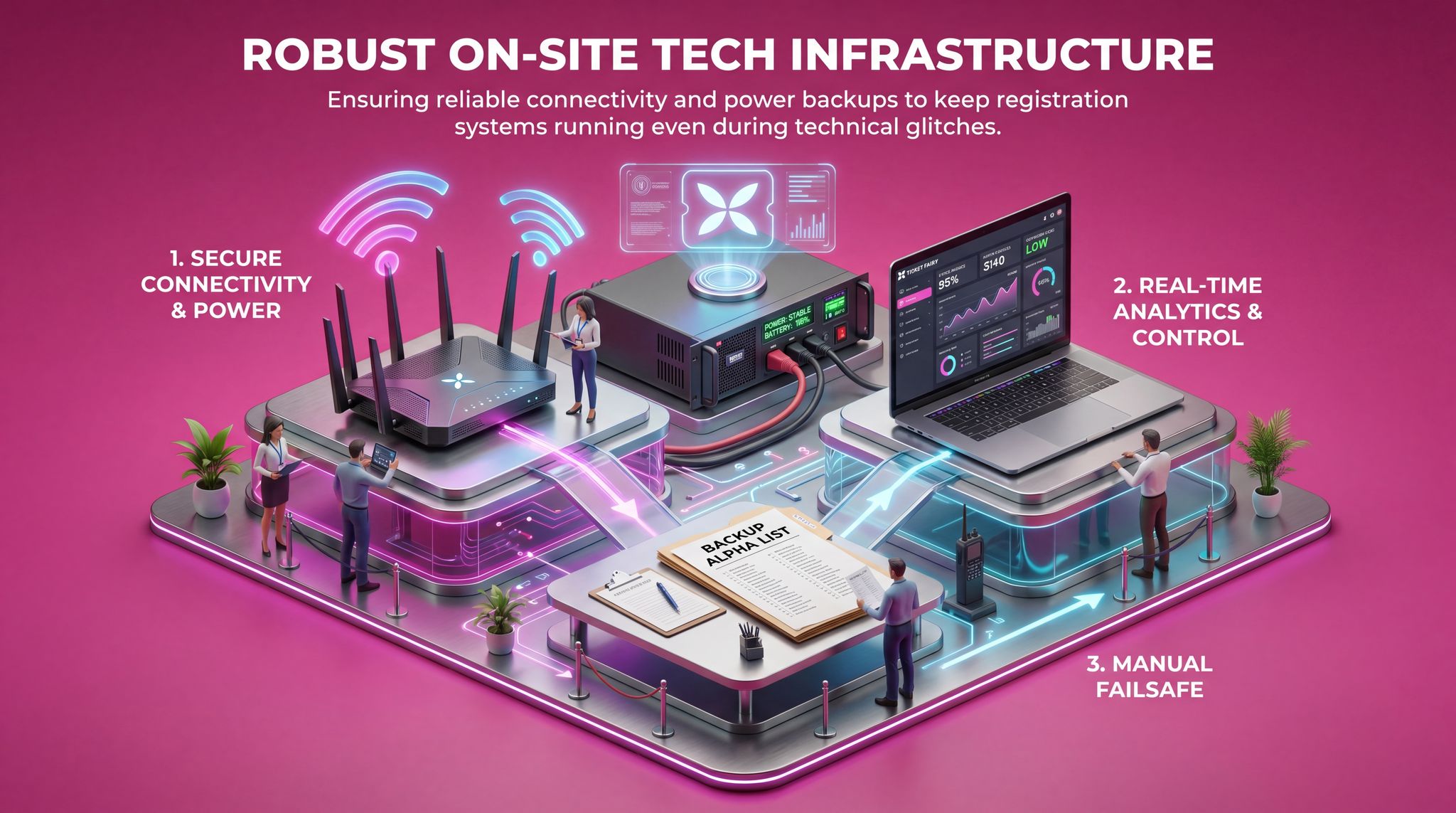 Robust On-Site Tech Infrastructure