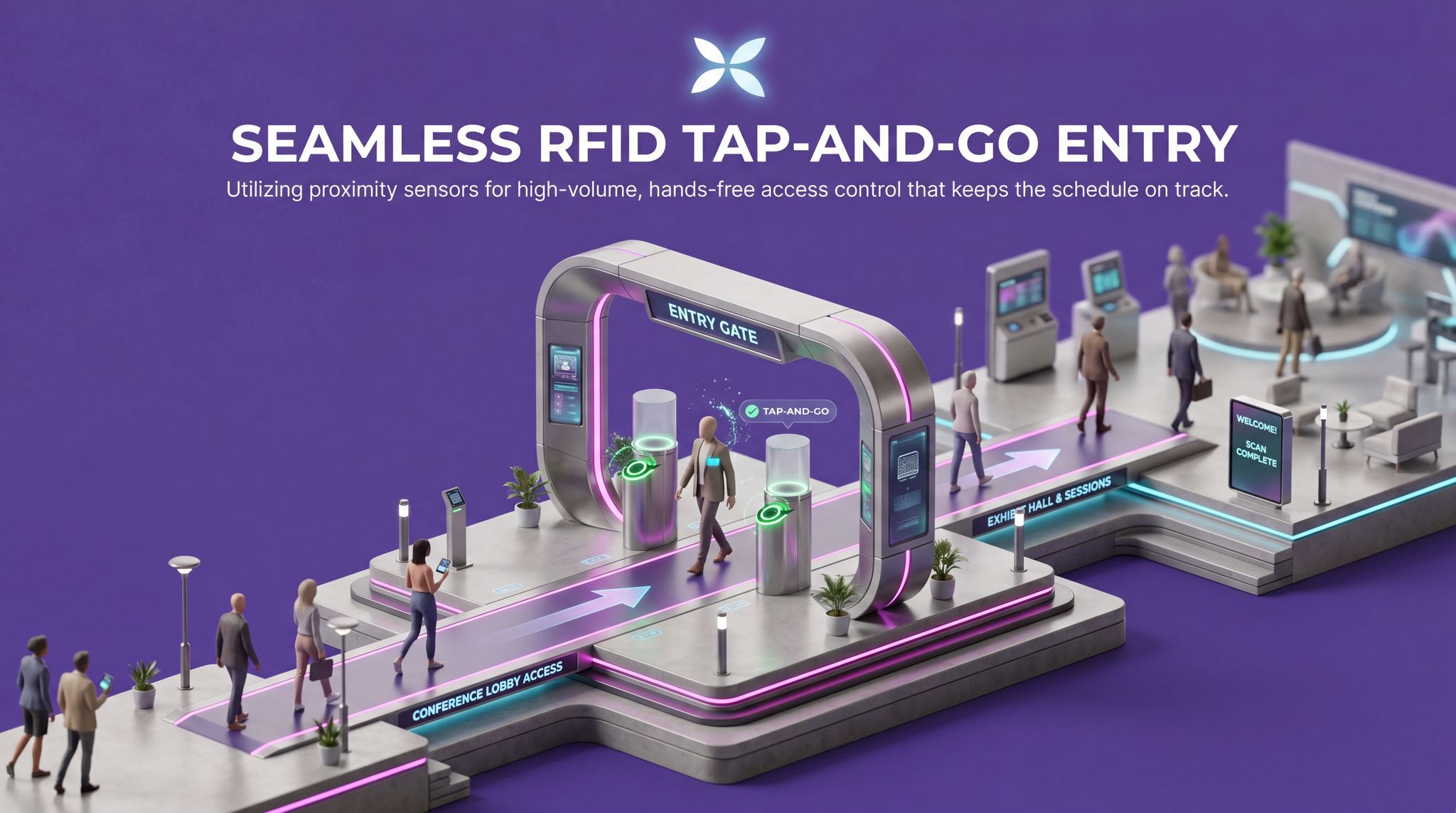 Seamless RFID Tap-and-Go Entry