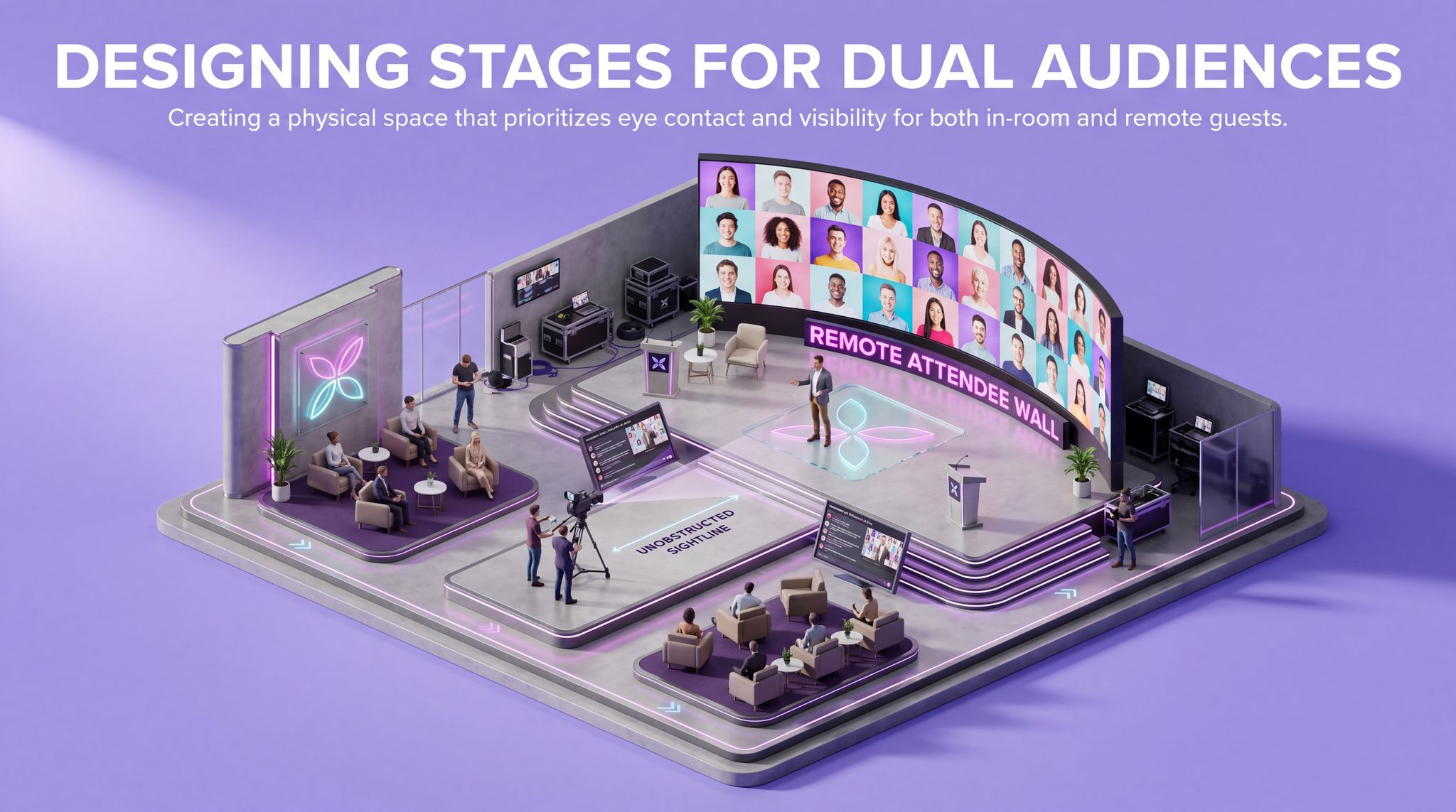 Designing Stages for Dual Audiences