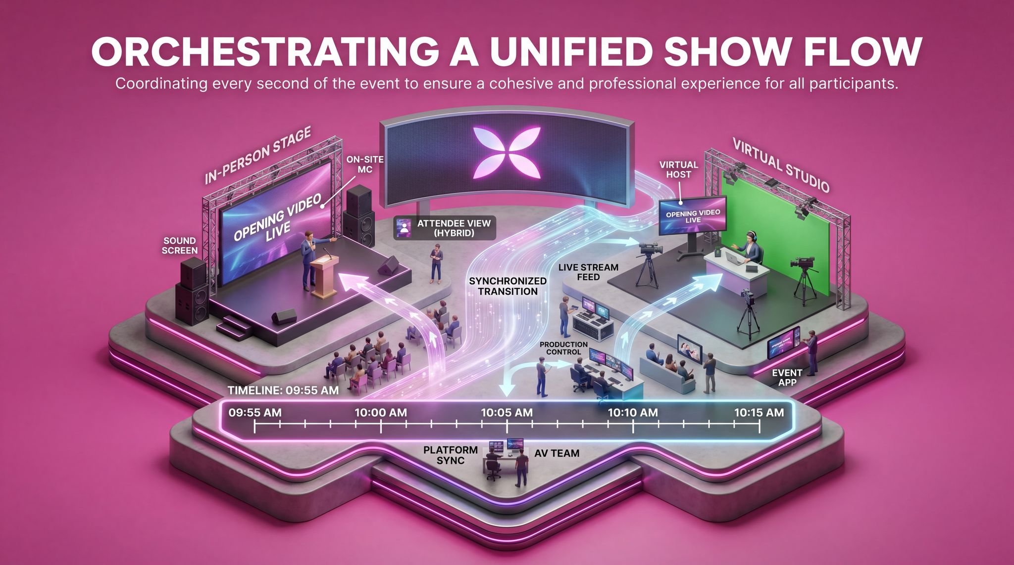 Orchestrating a Unified Show Flow