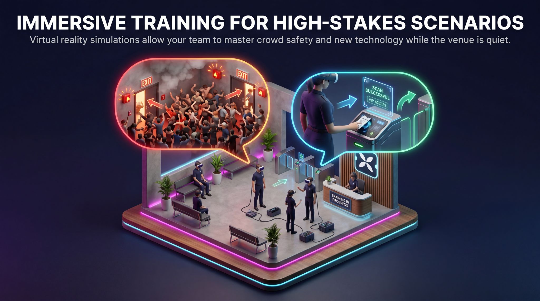 Immersive Training for High-Stakes Scenarios