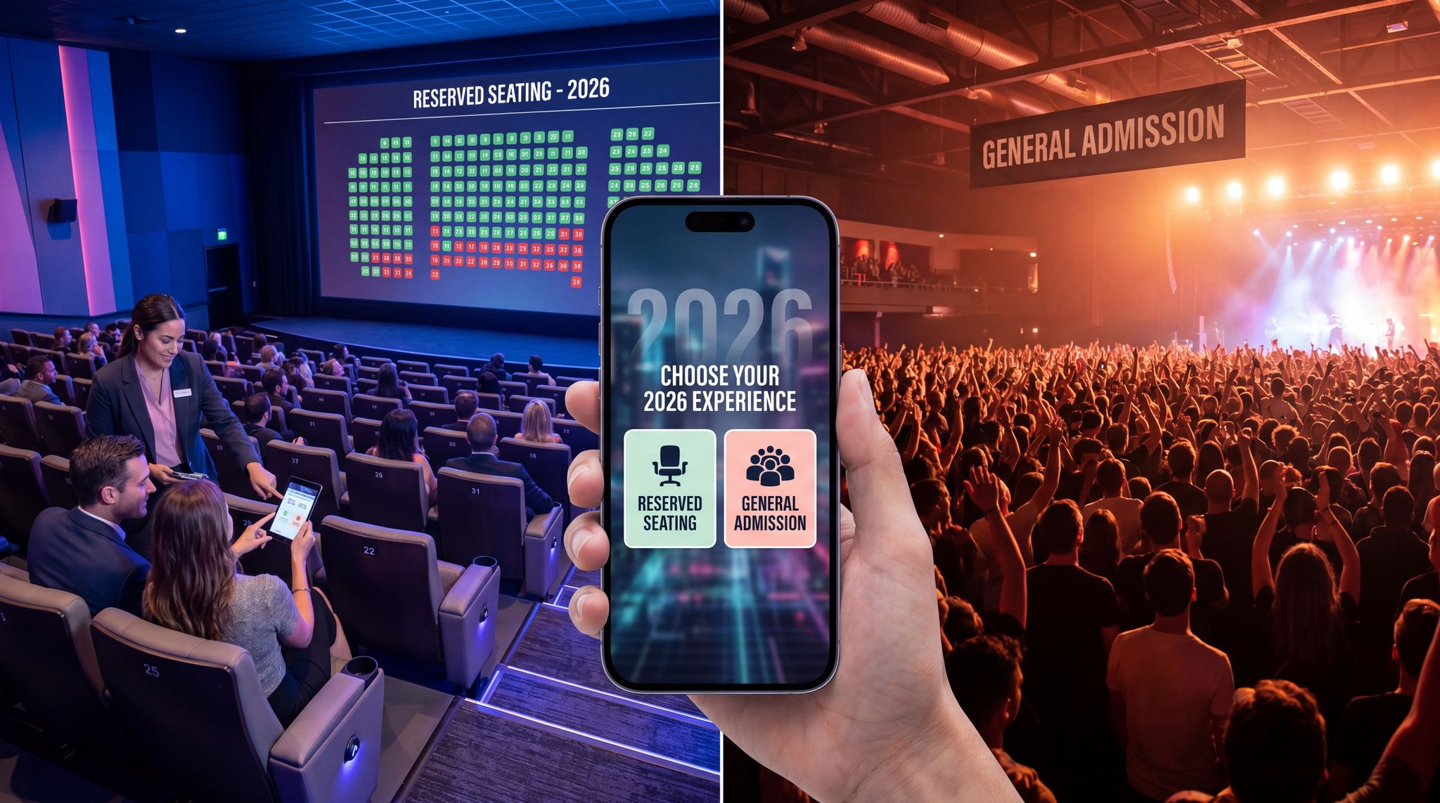 Reserved Seating vs General Admission in 2026: Choosing the Right Ticketing Strategy