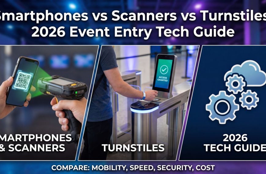 Smartphones vs Scanners vs Turnstiles: 2026 Event Entry Tech Guide