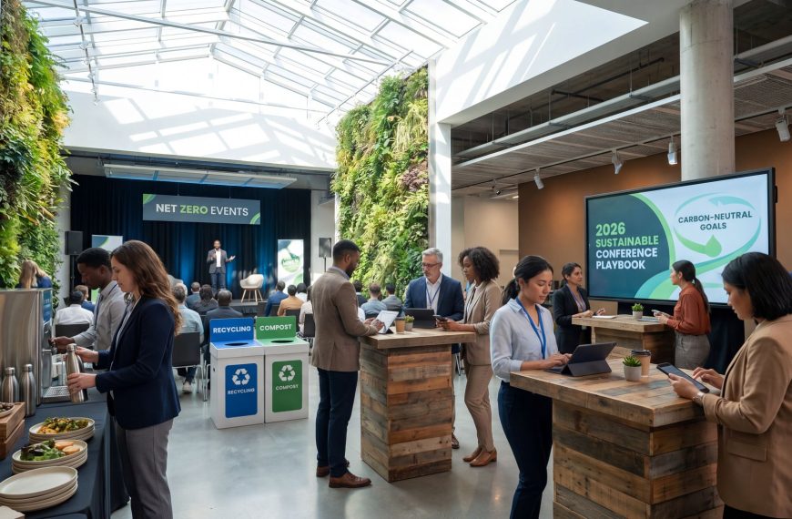The 2026 Sustainable Conference Playbook: From Green Venues to Carbon-Neutral Events