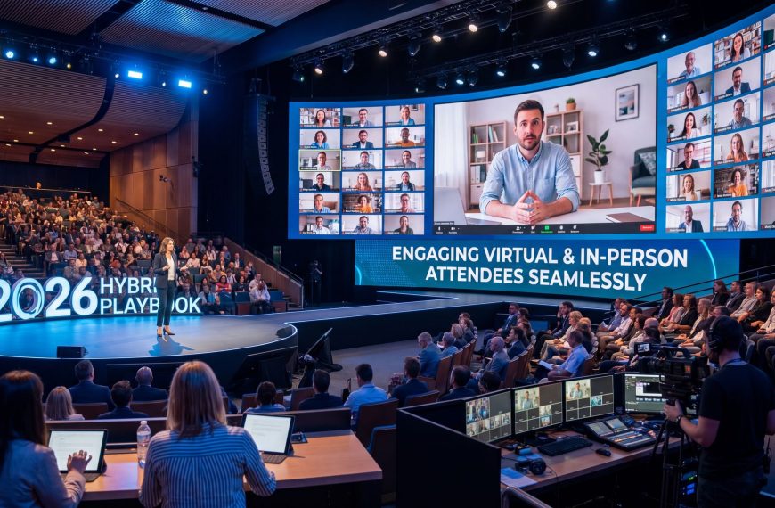 The 2026 Virtual & Hybrid Conference Playbook: From Platform Selection to Engaging In-Person and Virtual Attendees