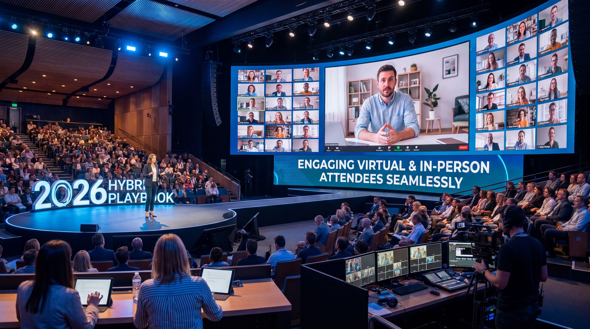 The 2026 Virtual & Hybrid Conference Playbook: From Platform Selection to Engaging In-Person and Virtual Attendees
