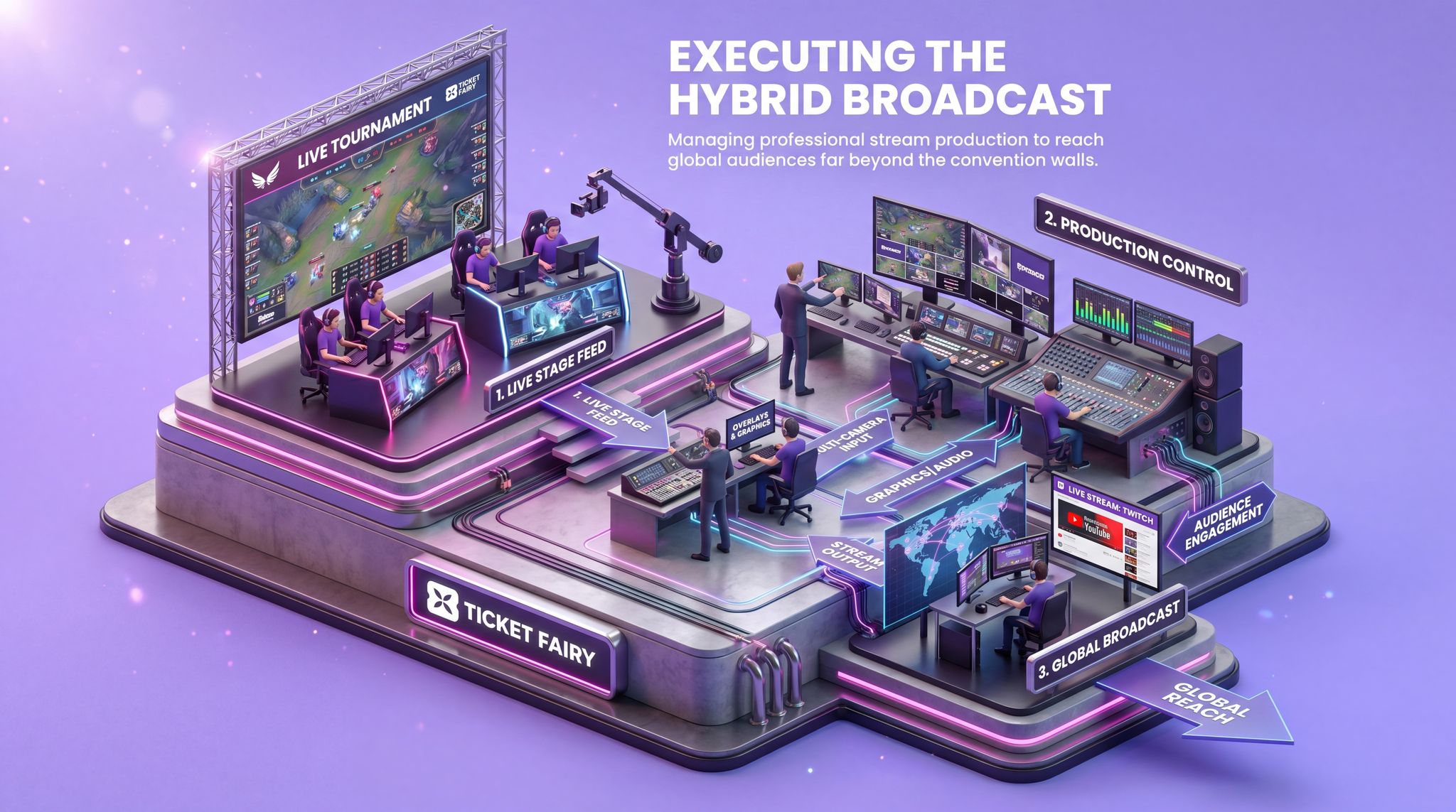 Executing the Hybrid Broadcast