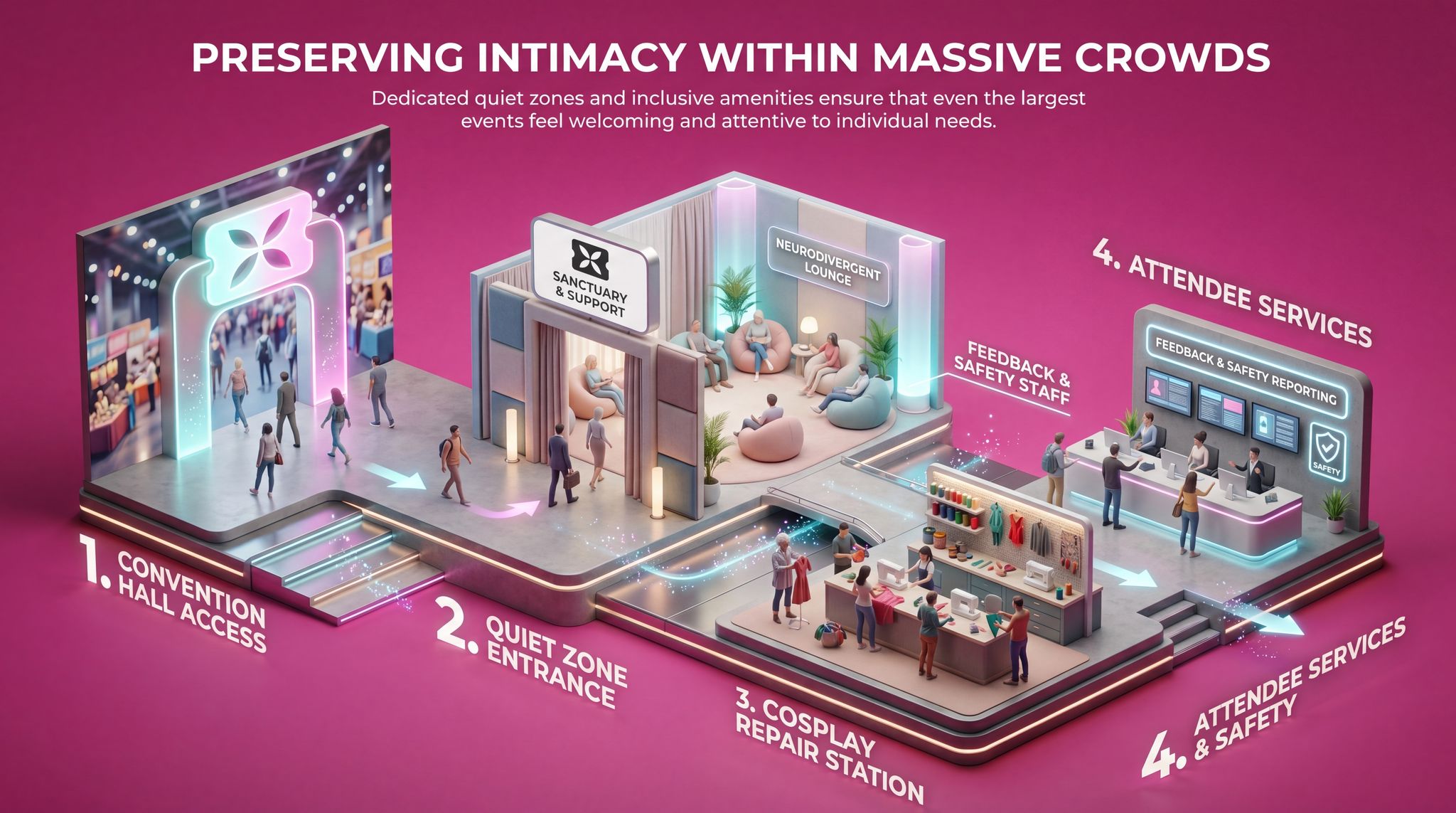 Preserving Intimacy Within Massive Crowds