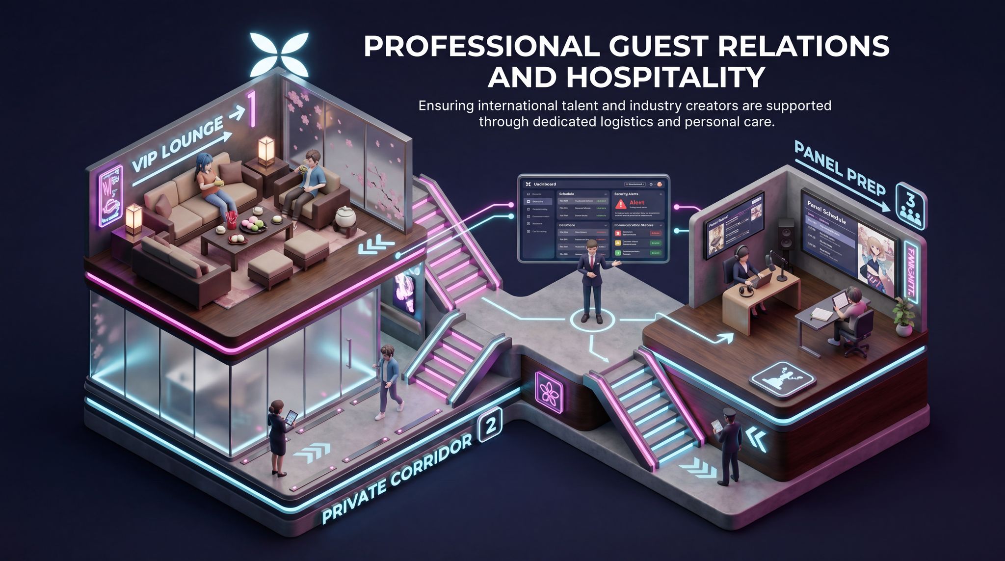 Professional Guest Relations and Hospitality