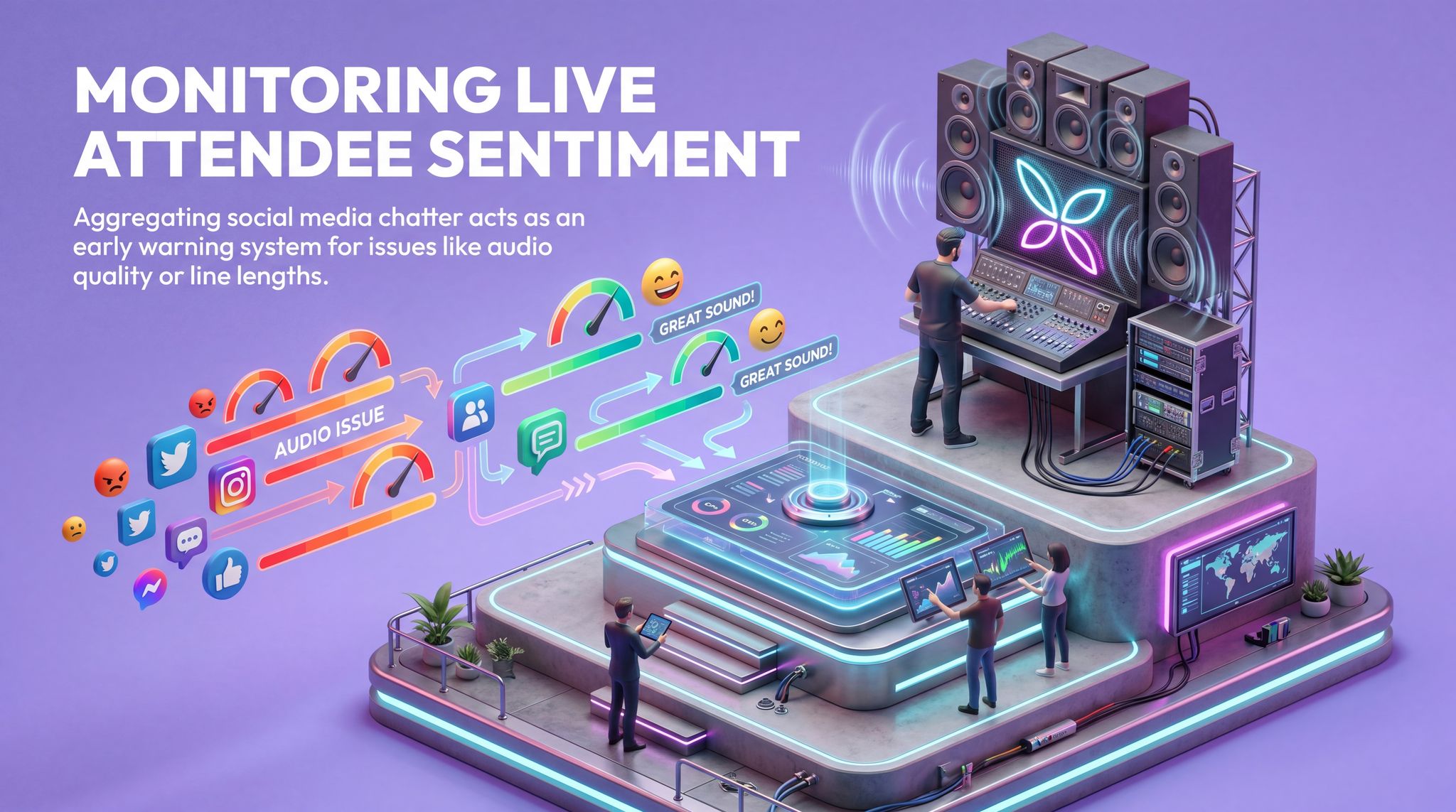 Monitoring Live Attendee Sentiment