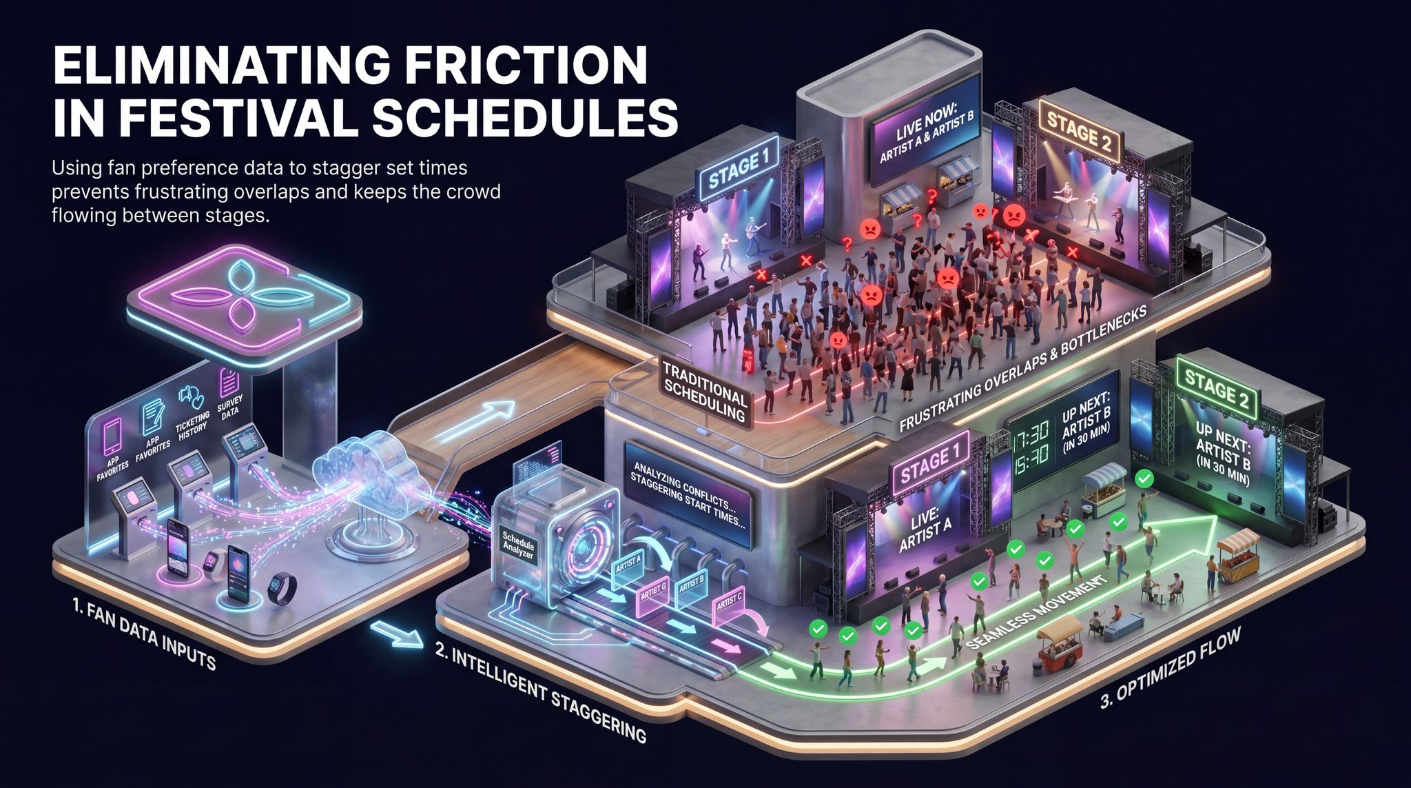 Eliminating Friction in Festival Schedules