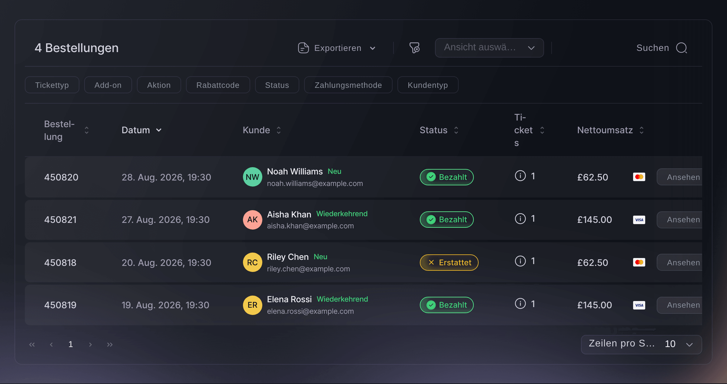 Die Ticket Fairy Plattform