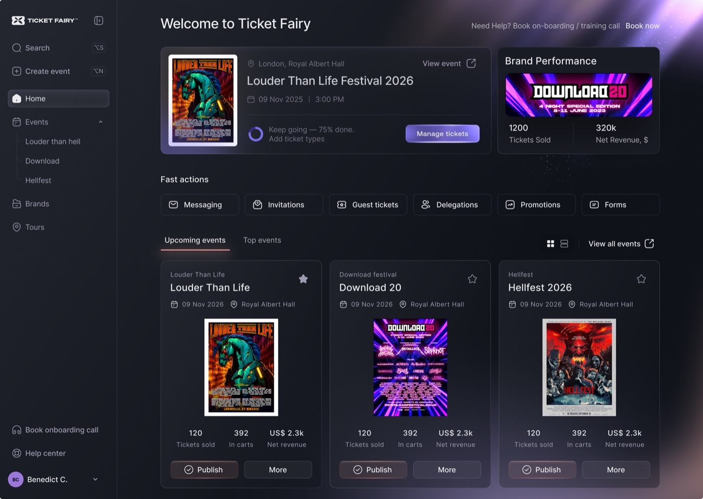 Платформа Ticket Fairy